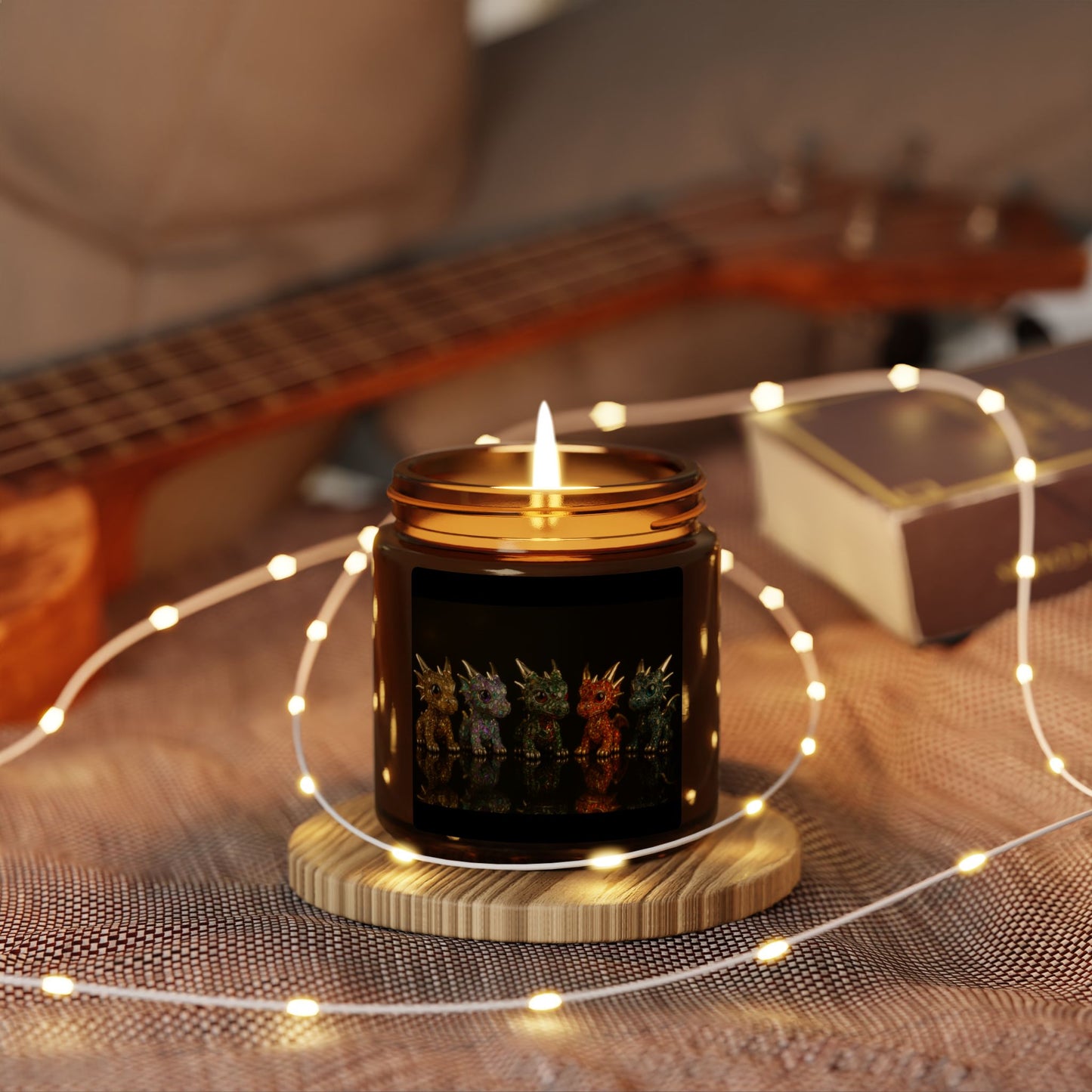 Vibrant Fantasy Scented Soy Candle, Eco-Friendly Relaxation Gift, Home Decor, Cozy Vibes, Perfect for Any Occasion