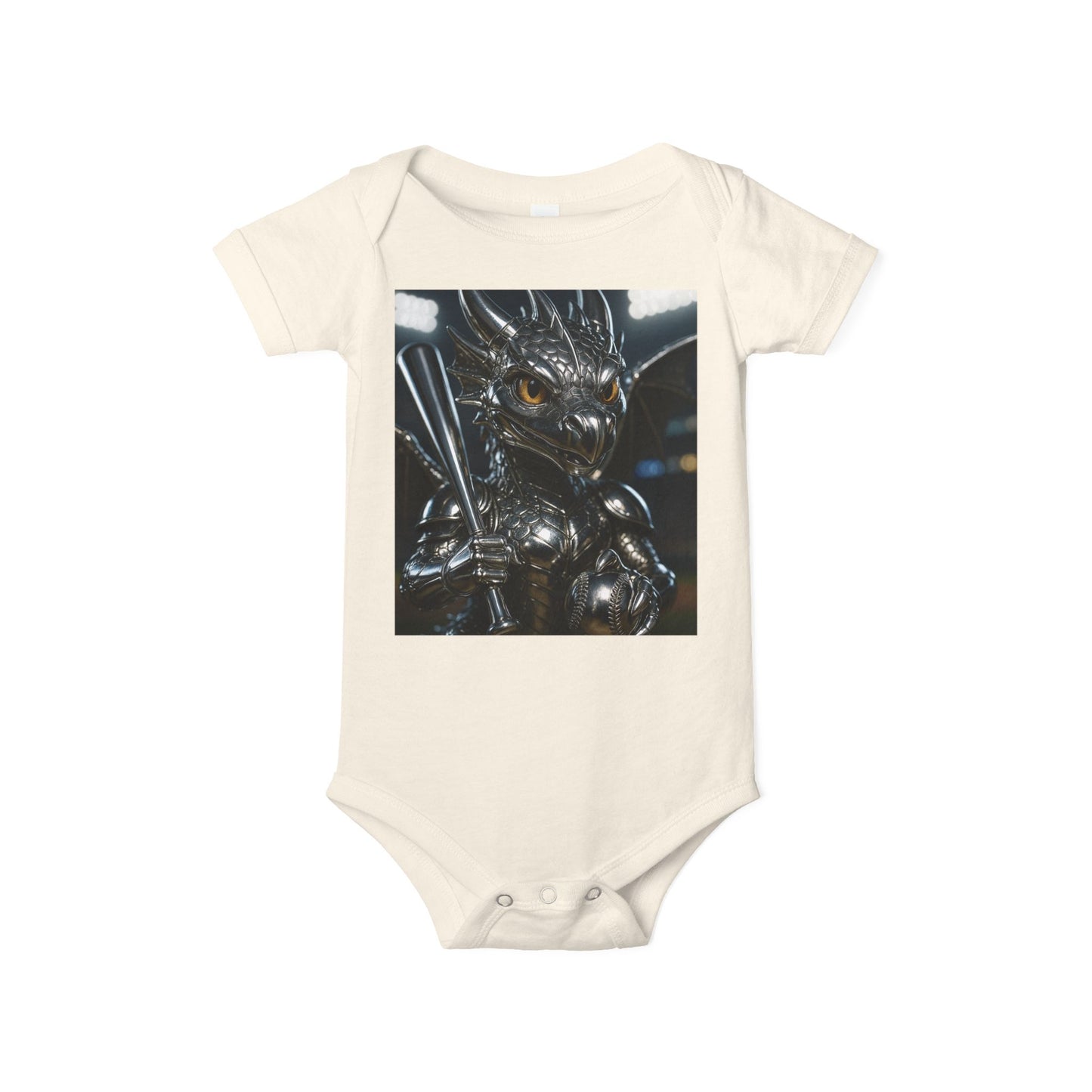 Fantasy Dragon Infant Jersey One Piece - Cute Baby Bodysuit for Game Lovers
