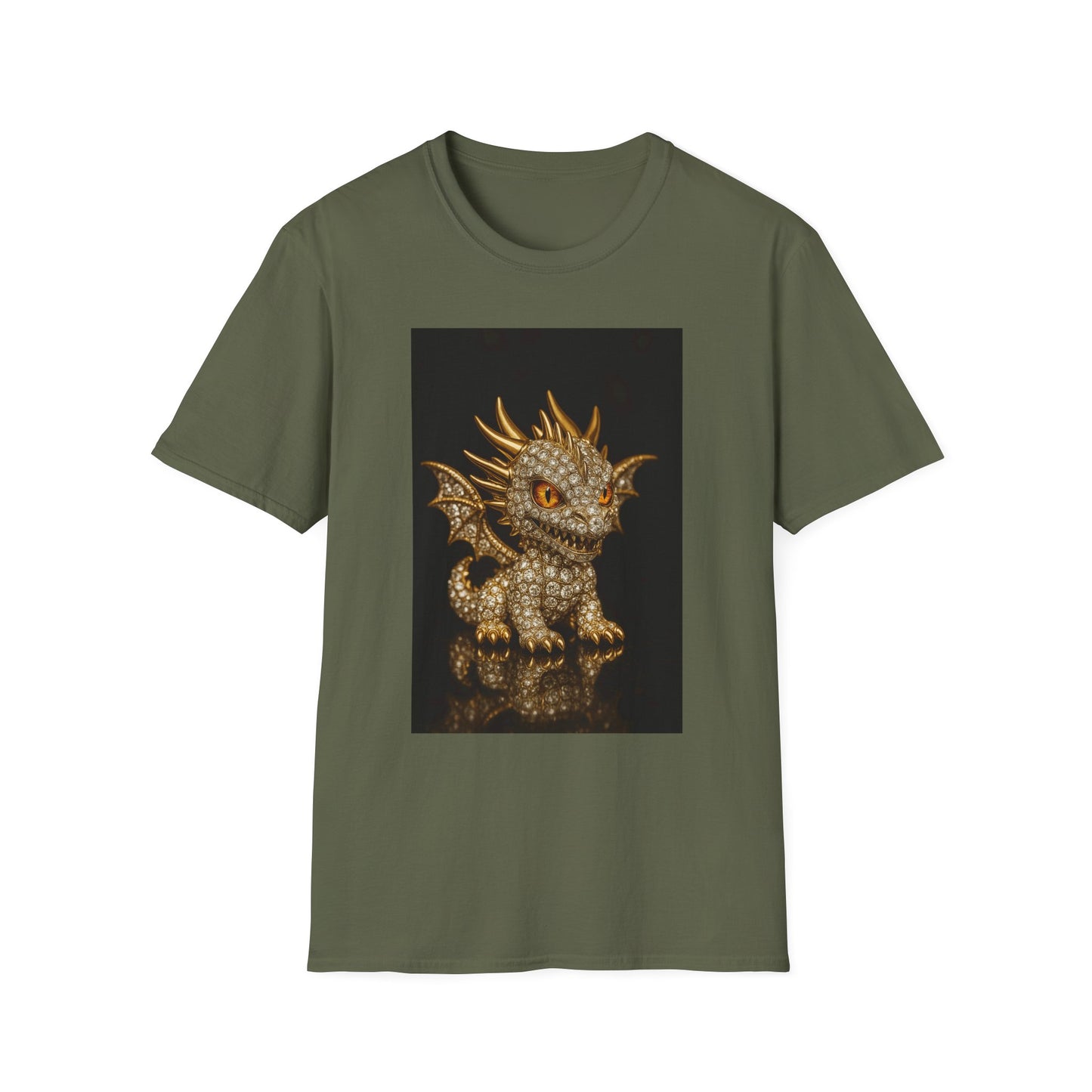 Dragon Graphic Unisex T-Shirt, Fun Fantasy Apparel, Perfect Gift for Dragon Lovers, Casual Wear, Birthday Gift, Softstyle Tee