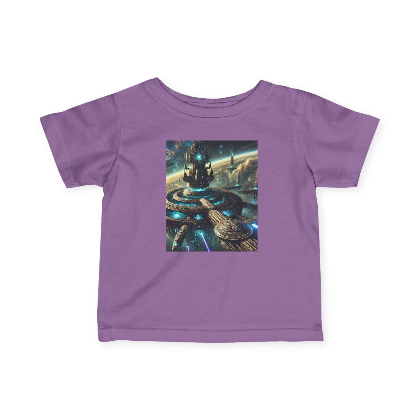 Galactic Adventure Infant Tee - Cosmic Print for Little Explorers