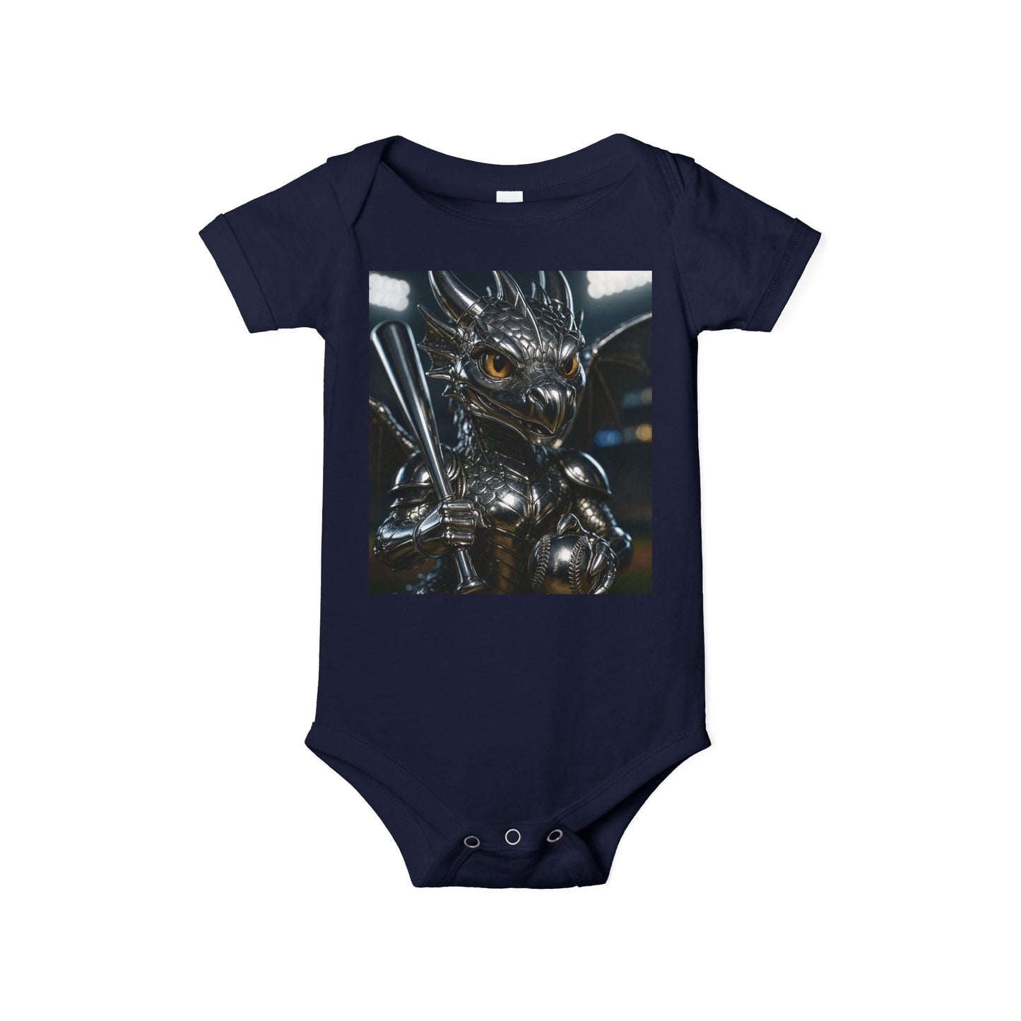 Fantasy Dragon Infant Jersey One Piece - Cute Baby Bodysuit for Game Lovers