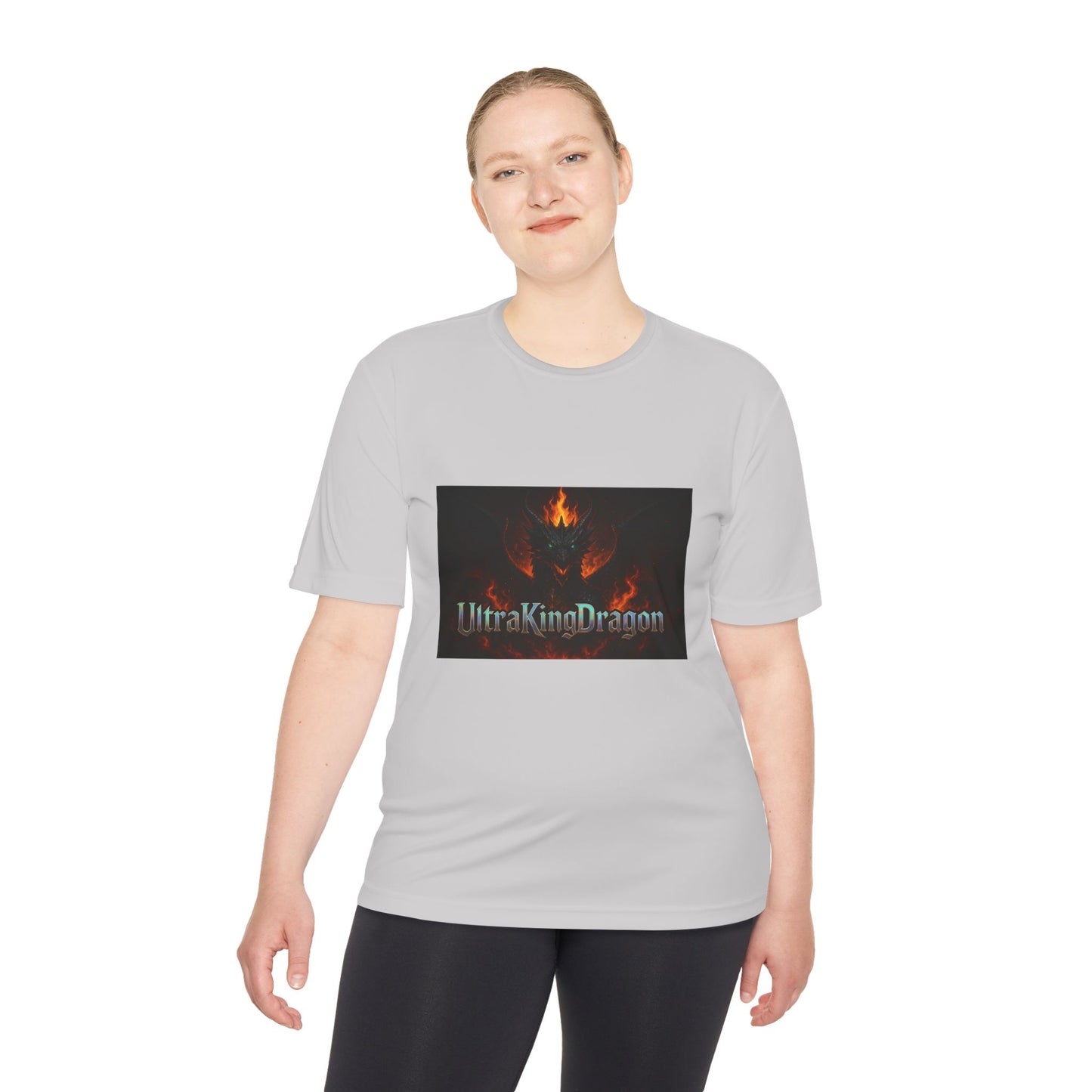 Unisex Moisture Wicking Tee - Dragon Design for Adventure Lovers