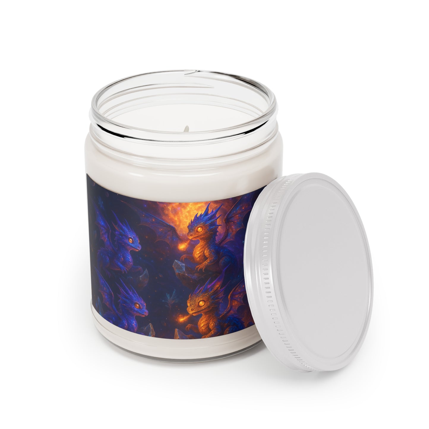 VANILLA BEAN Scented Dragon Themed Candles