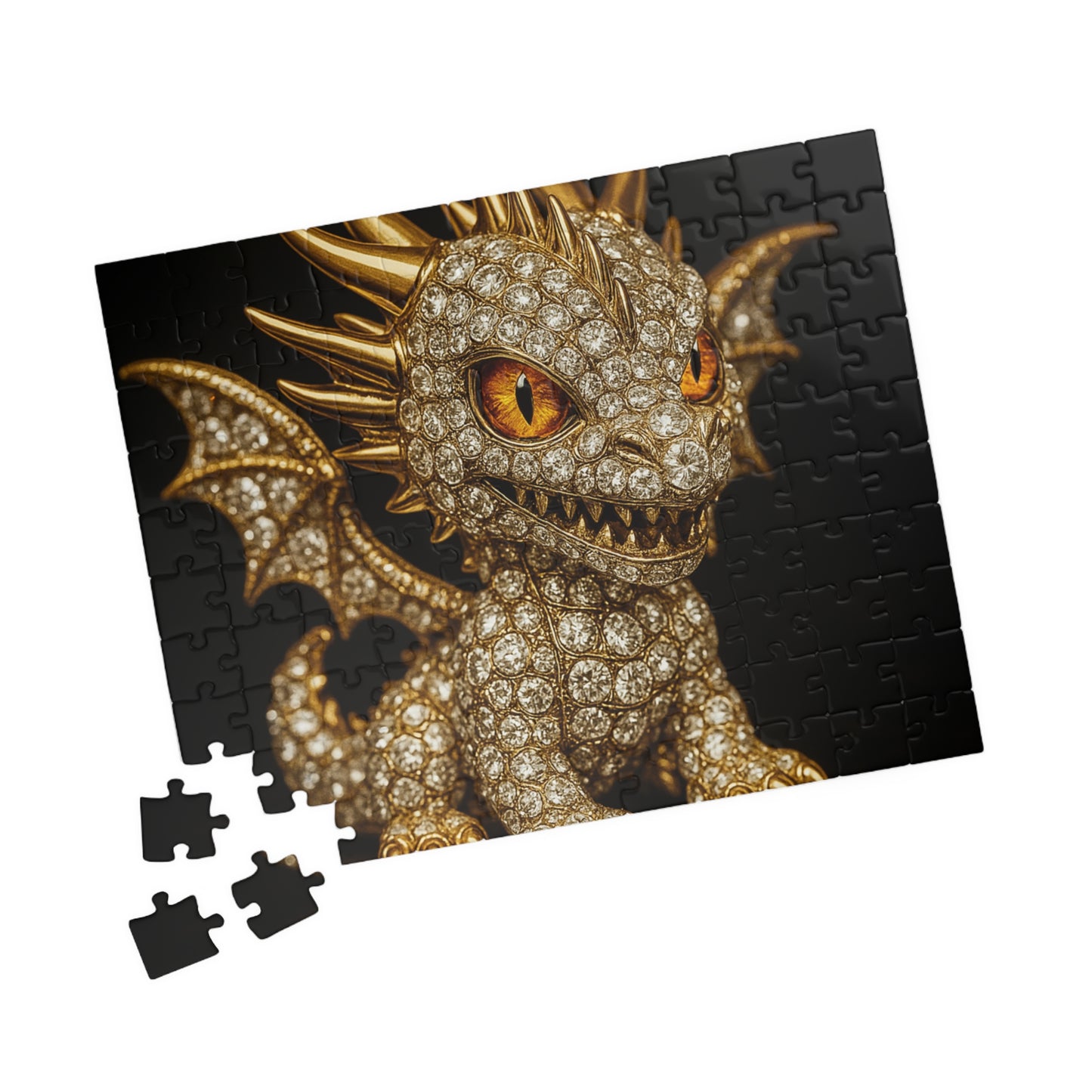 Mystical Dragon Puzzle - Enchanting Jigsaw Fun for All Ages, Family Game Night, Gift for Collectors, Home Decor