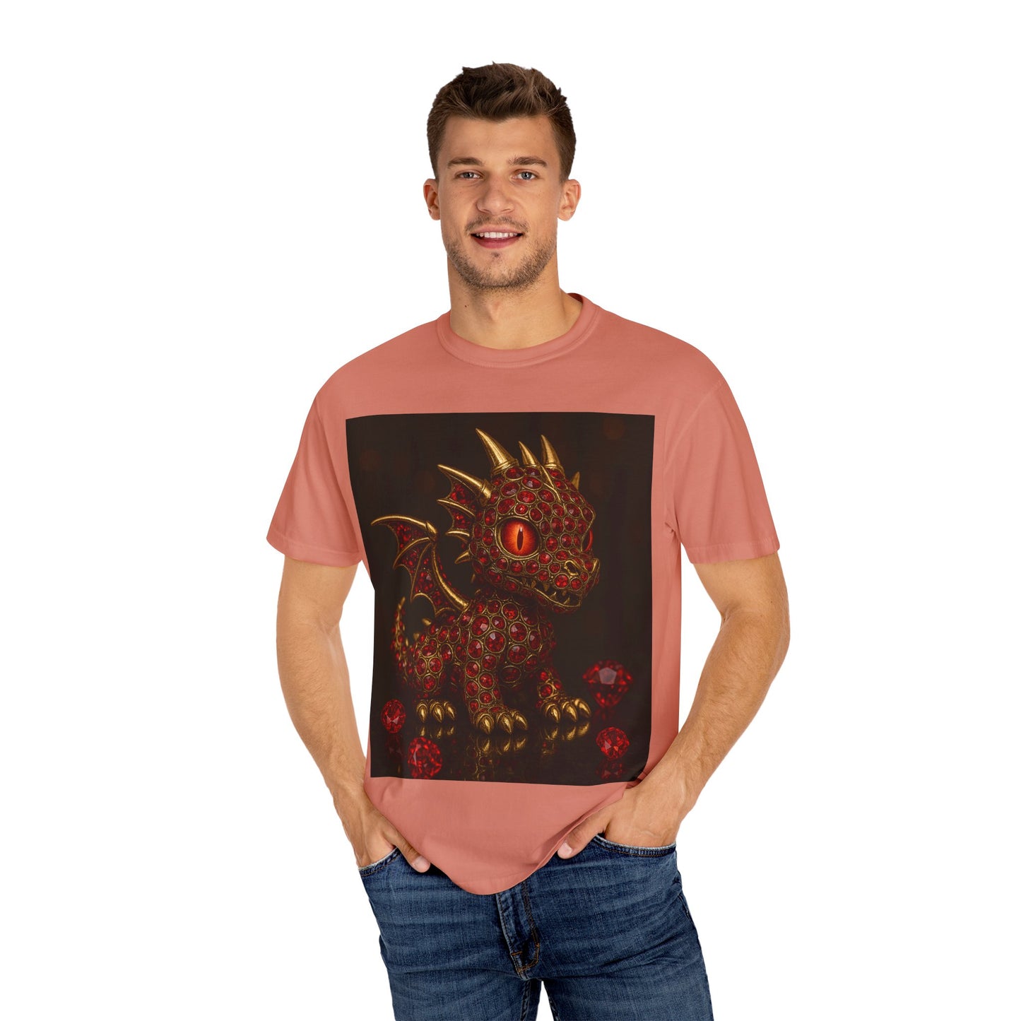 Cute Dragon Unisex T-Shirt, Animal Lover Gift, Fantasy Apparel, Casual Wear, Kids & Adults, Birthday, Halloween, Fun Graphic Tee