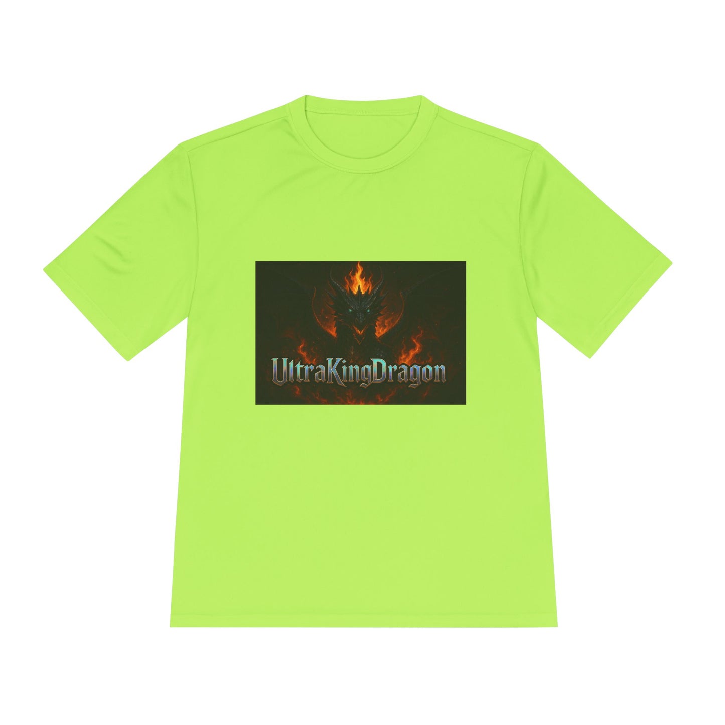 Unisex Moisture Wicking Tee - Dragon Design for Adventure Lovers