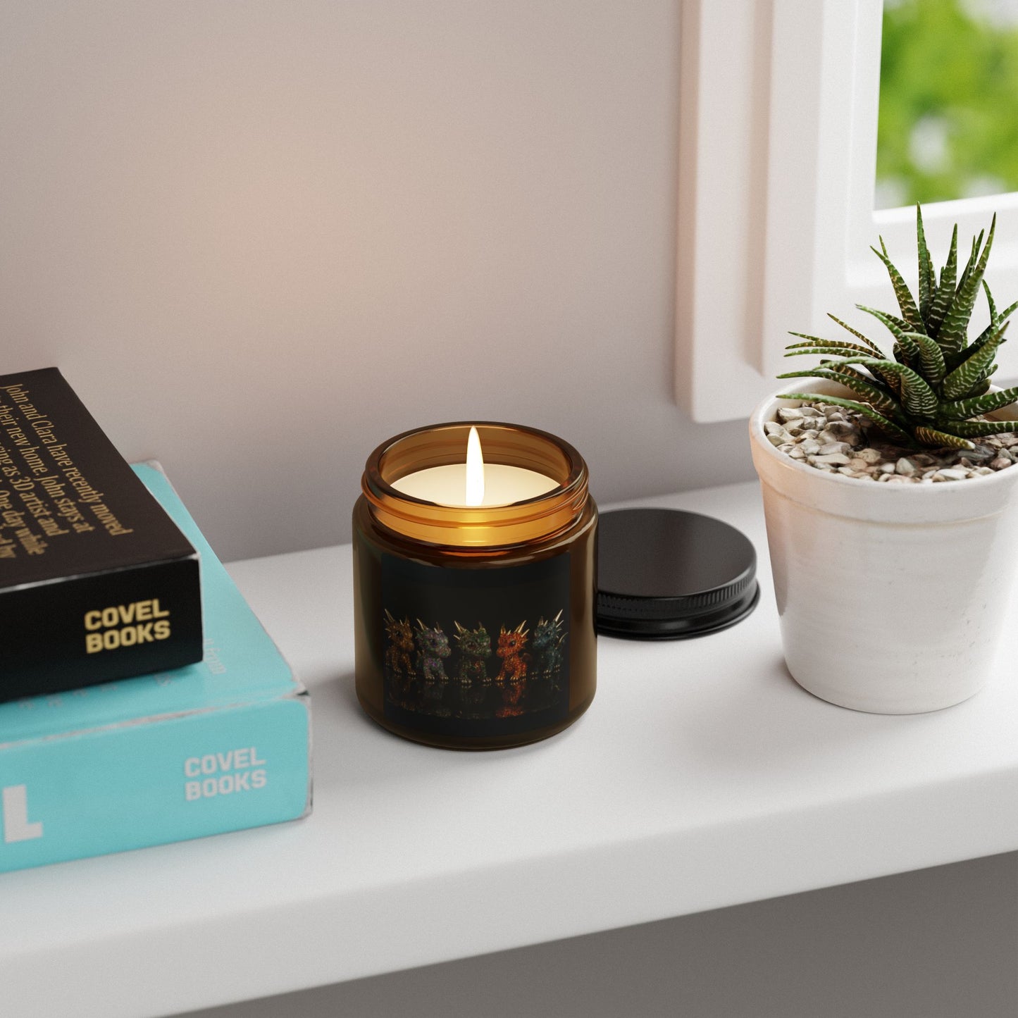 Vibrant Fantasy Scented Soy Candle, Eco-Friendly Relaxation Gift, Home Decor, Cozy Vibes, Perfect for Any Occasion