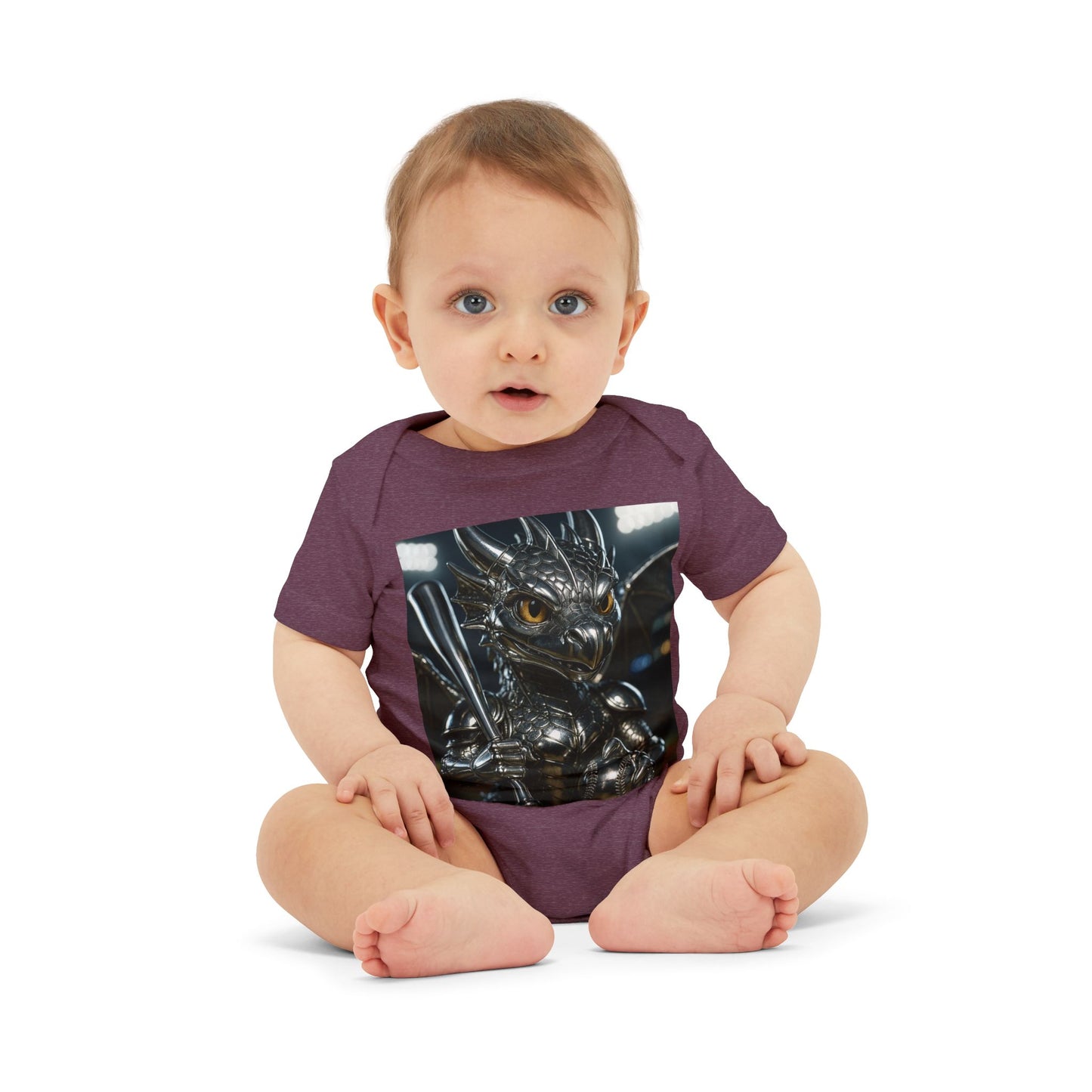 Fantasy Dragon Infant Jersey One Piece - Cute Baby Bodysuit for Game Lovers