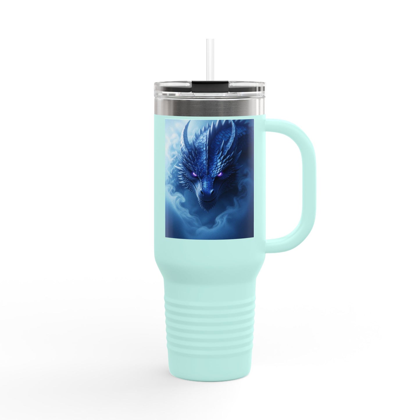 Dragonscale Insulated Travel Mug, Fantasy Drinkware for Adventurers, Customizable, Coffee Cup, 40oz Tumbler, Perfect for Gifts