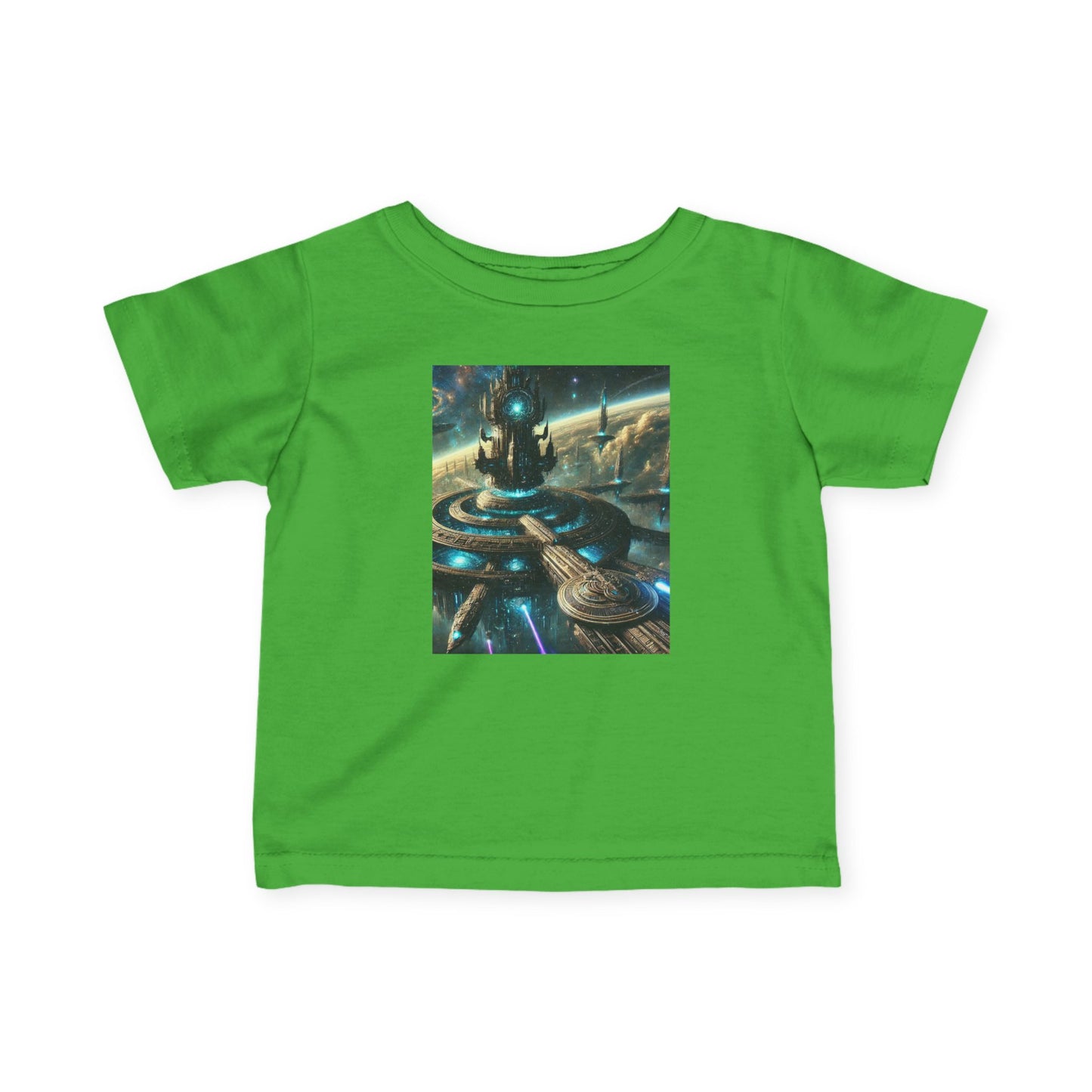 Galactic Adventure Infant Tee - Cosmic Print for Little Explorers