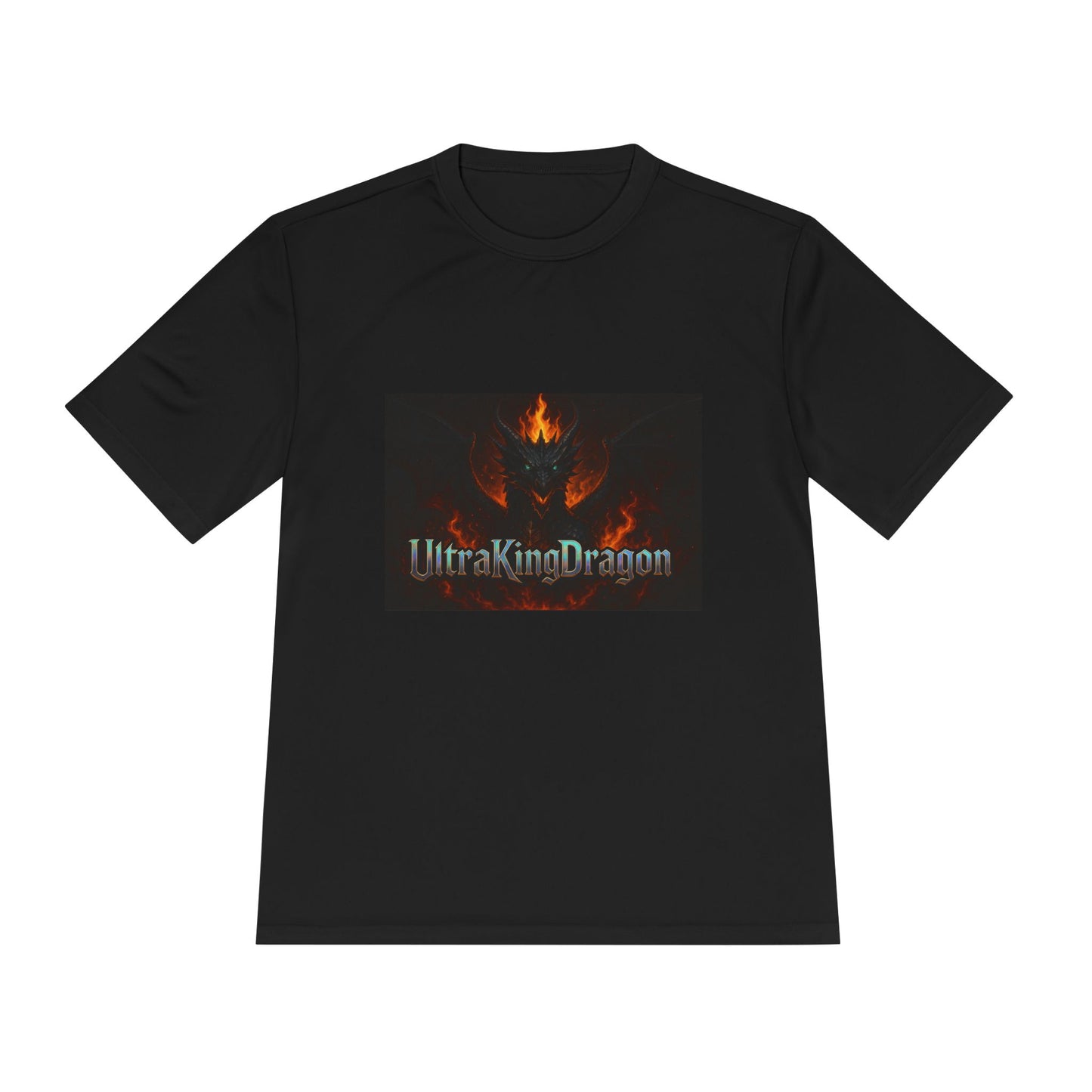 Unisex Moisture Wicking Tee - Dragon Design for Adventure Lovers