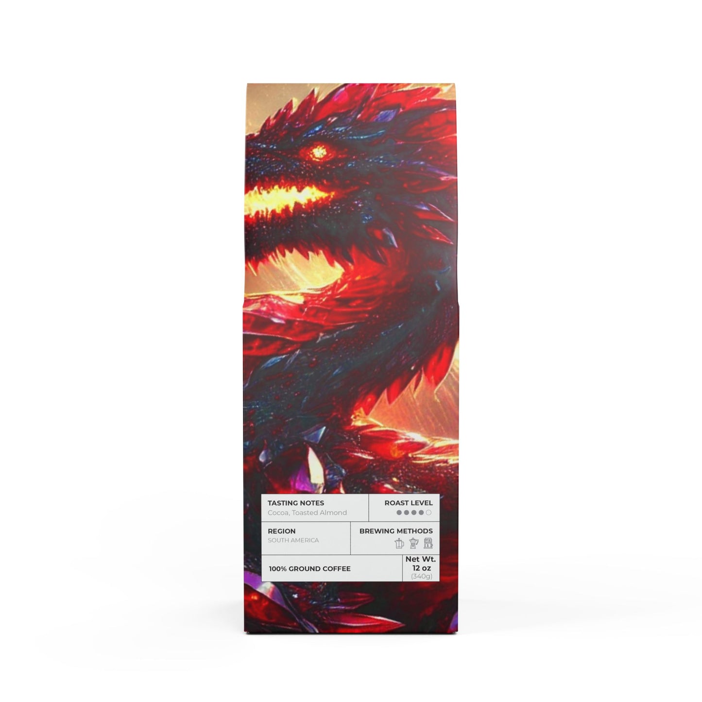 DRAGON HILLS Coffee Blend (Medium-Dark Roast)