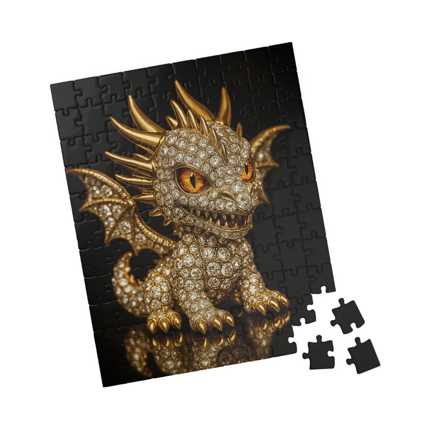 Mystical Dragon Puzzle - Enchanting Jigsaw Fun for All Ages, Family Game Night, Gift for Collectors, Home Decor