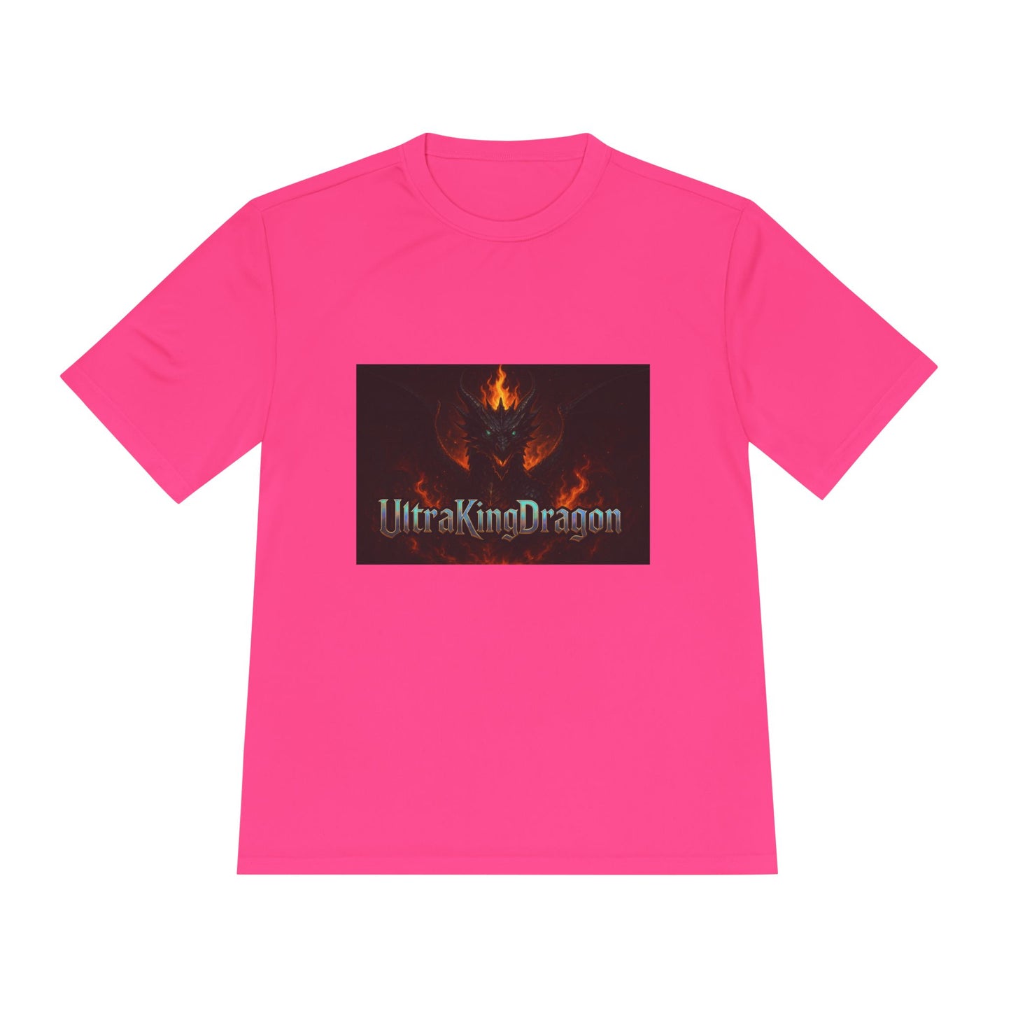 Unisex Moisture Wicking Tee - Dragon Design for Adventure Lovers