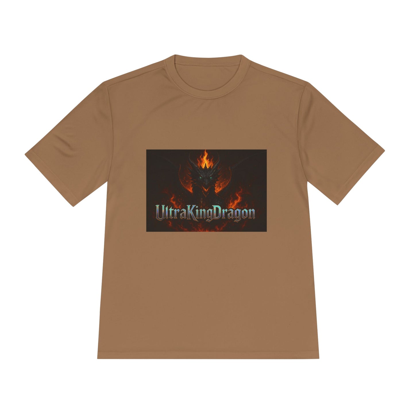 Unisex Moisture Wicking Tee - Dragon Design for Adventure Lovers