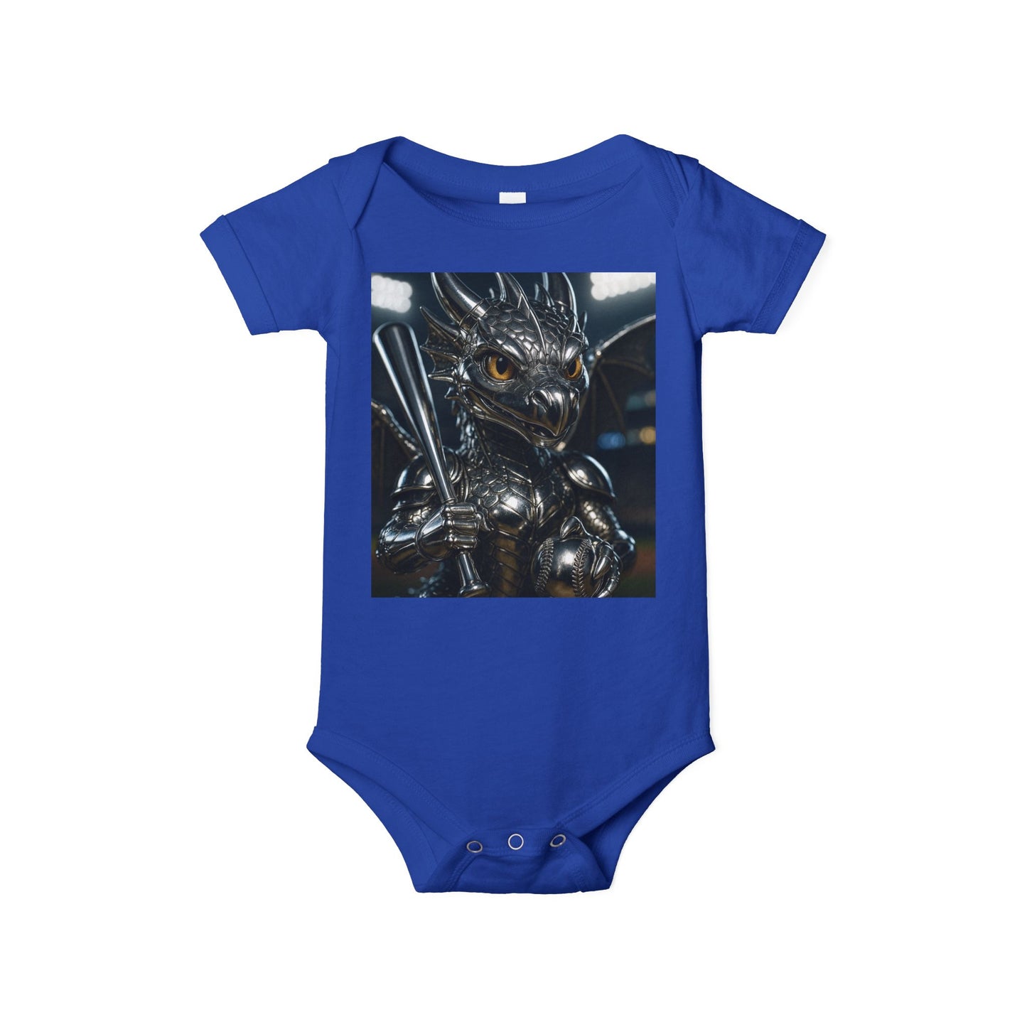 Fantasy Dragon Infant Jersey One Piece - Cute Baby Bodysuit for Game Lovers