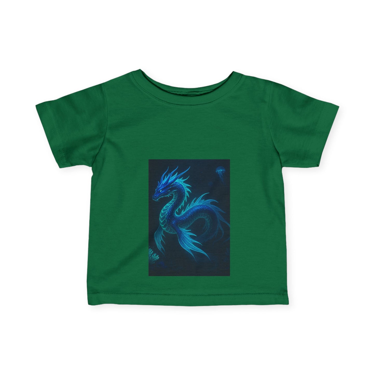 Mystical Dragon Infant Fine Jersey Tee - Cute & Comfortable Baby T-Shirt for Fantasy Lovers