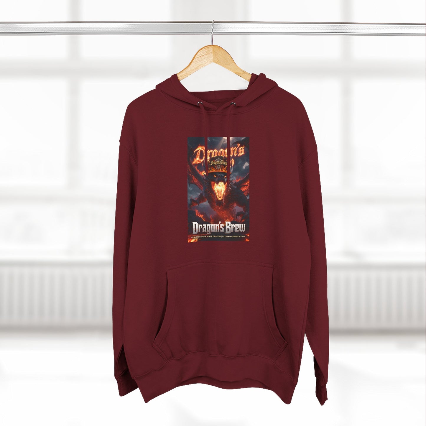 Dragons Brew Three-Panel Fleece Hoodie