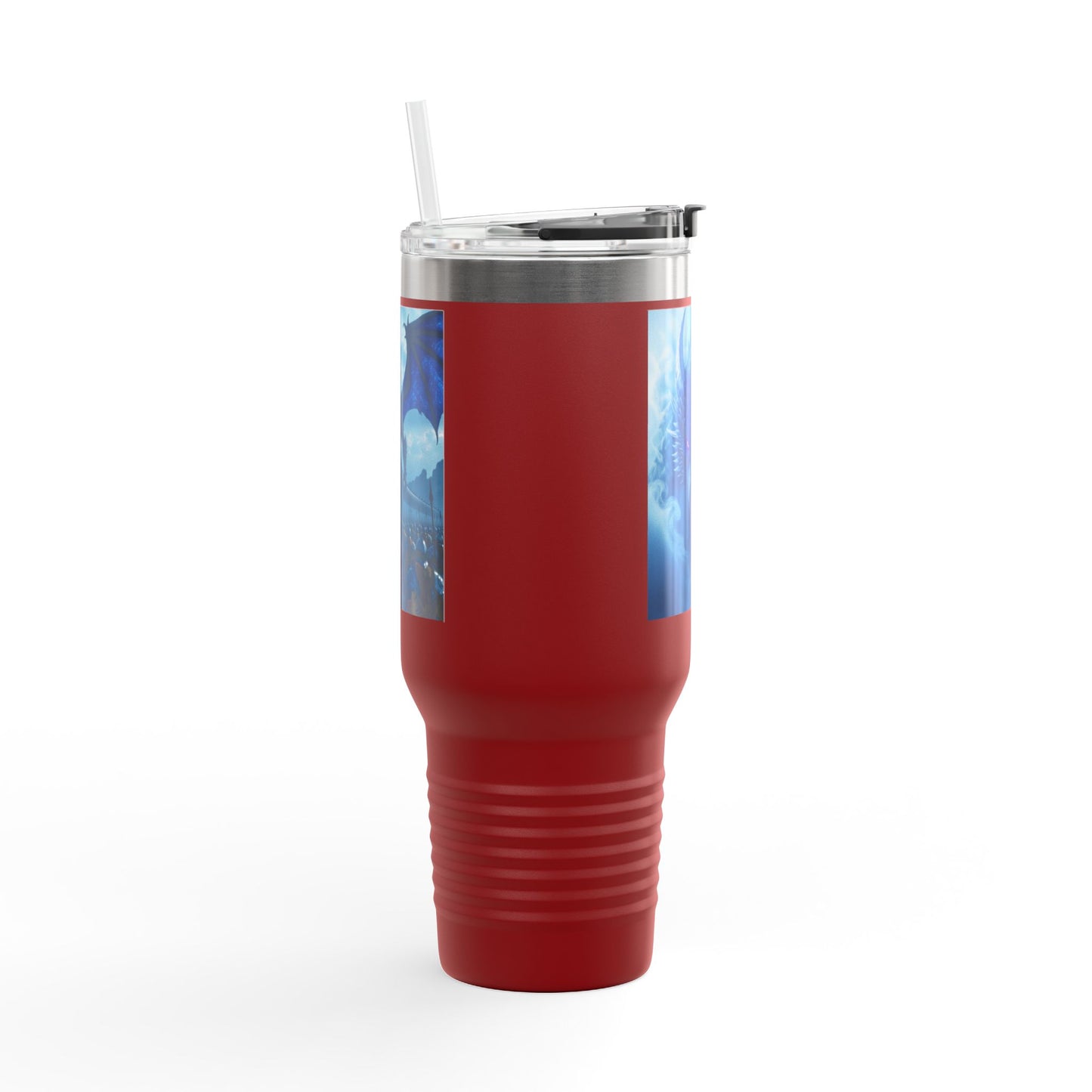Dragonscale Insulated Travel Mug, Fantasy Drinkware for Adventurers, Customizable, Coffee Cup, 40oz Tumbler, Perfect for Gifts
