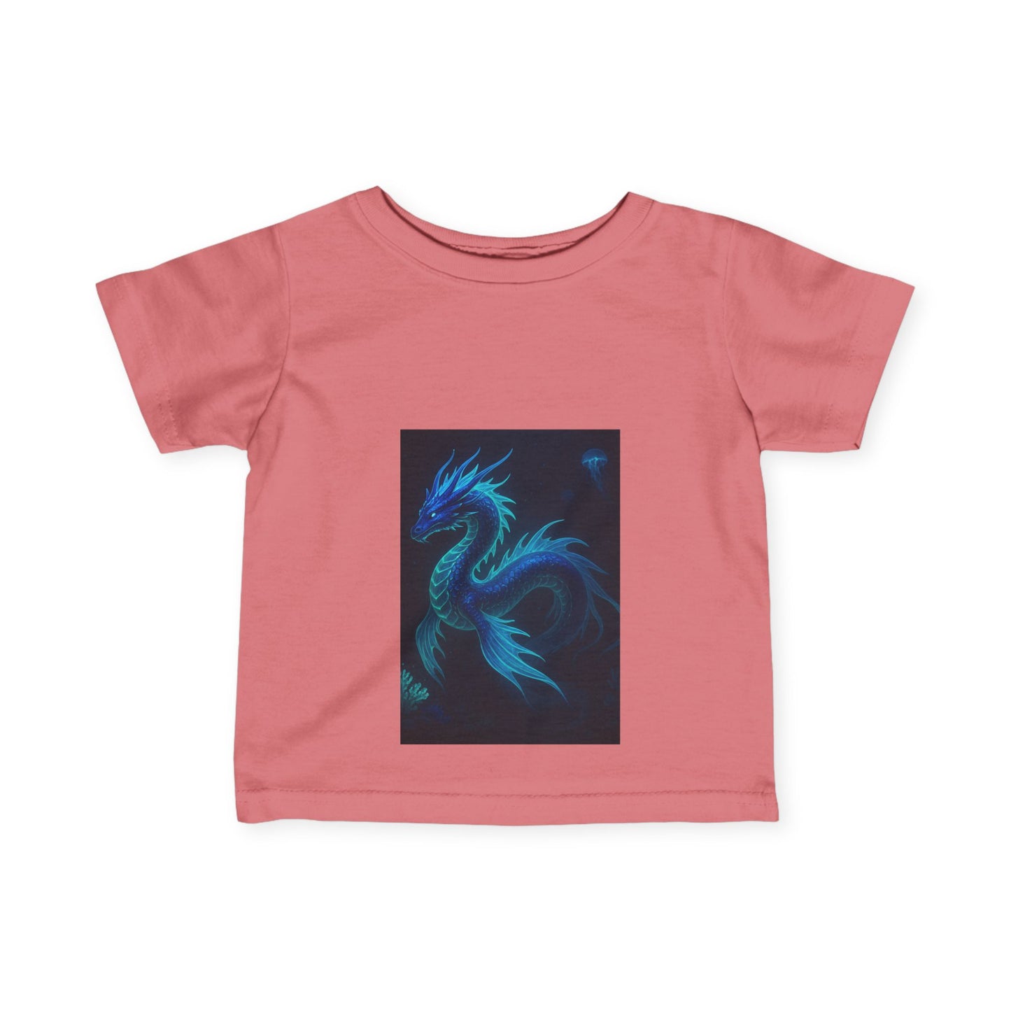 Mystical Dragon Infant Fine Jersey Tee - Cute & Comfortable Baby T-Shirt for Fantasy Lovers