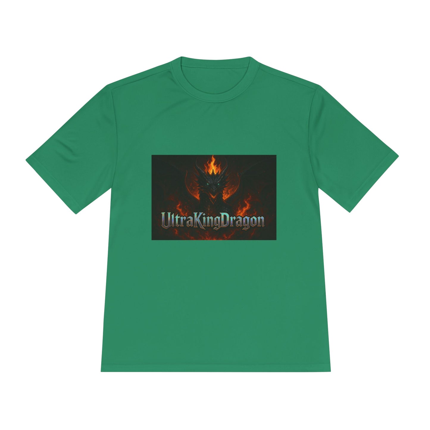 Unisex Moisture Wicking Tee - Dragon Design for Adventure Lovers