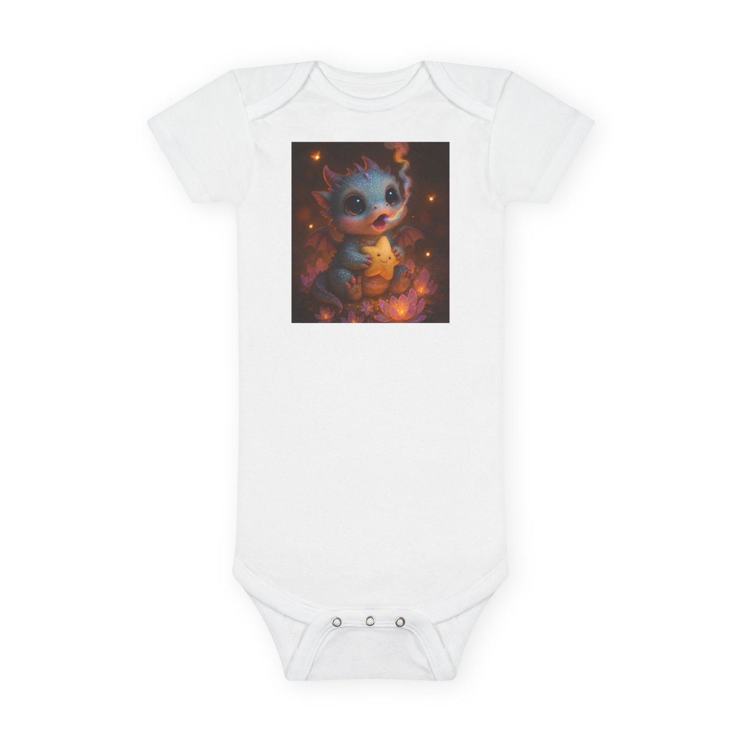 Cosmic Baby Short Sleeve Onesie® - Colorful Space Design for Newborns