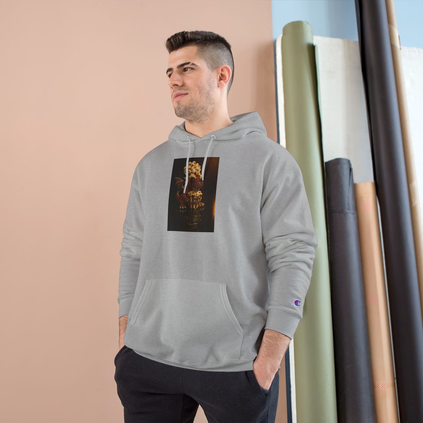 Champion Hoodie with Artistic Design - Cozy Streetwear for Creative Souls, Perfect for Gifts, Festivals, and Everyday Wear