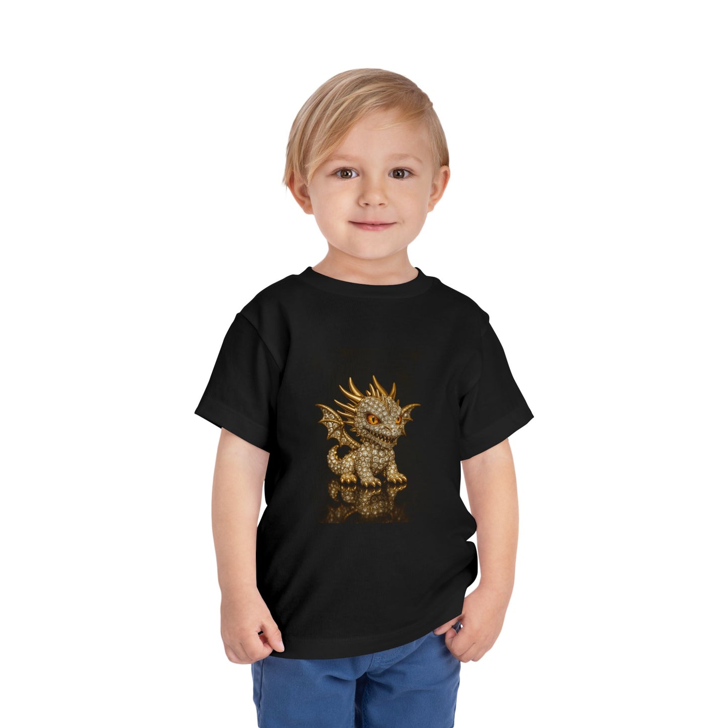 Adorable Dragon Toddler Tee | Kids' Fantasy Shirt, Birthday Gift for Boys and Girls, Cute Animal Print, Playful Toddler Fashion
