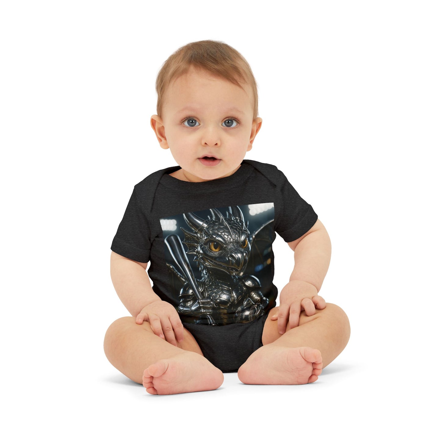 Fantasy Dragon Infant Jersey One Piece - Cute Baby Bodysuit for Game Lovers