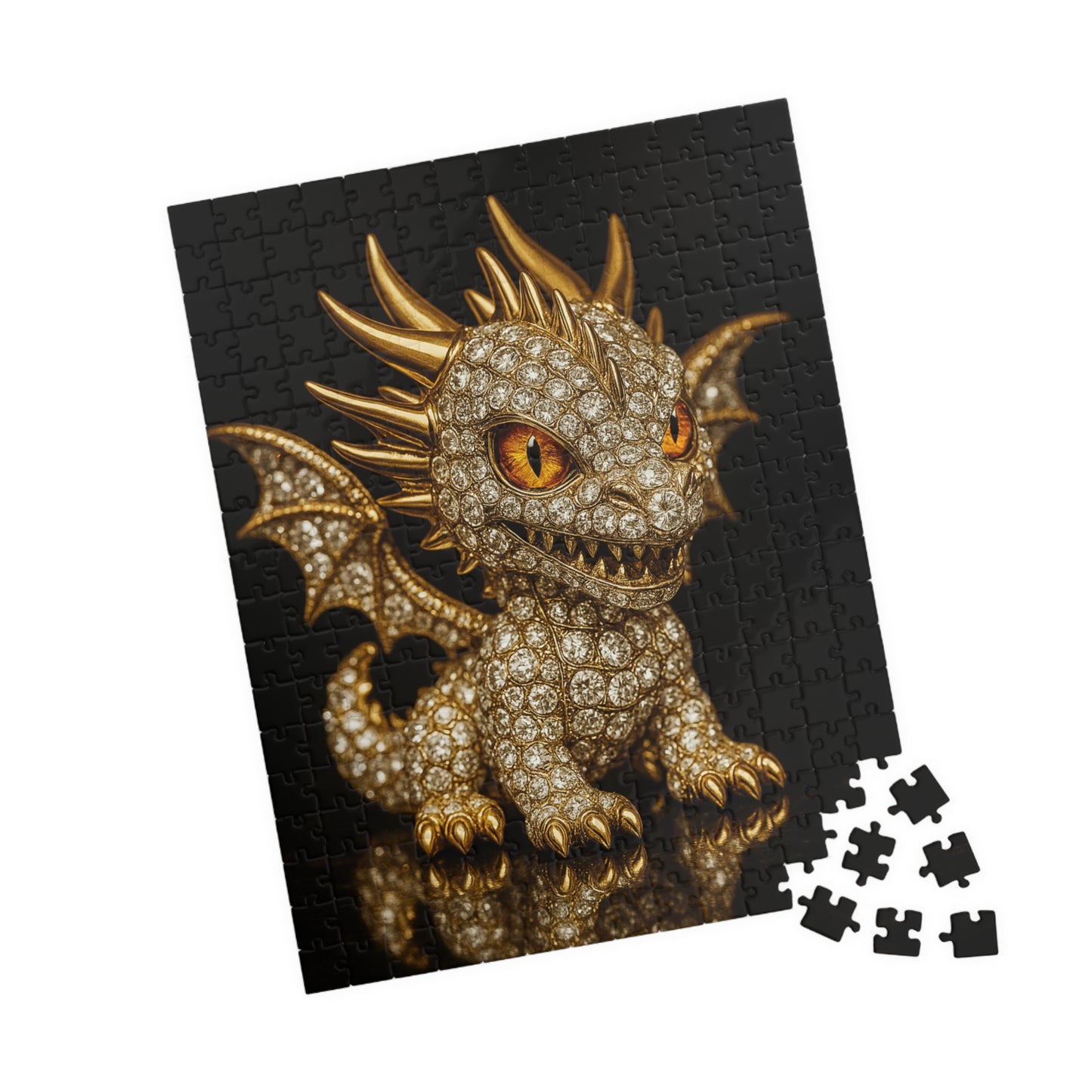 Mystical Dragon Puzzle - Enchanting Jigsaw Fun for All Ages, Family Game Night, Gift for Collectors, Home Decor