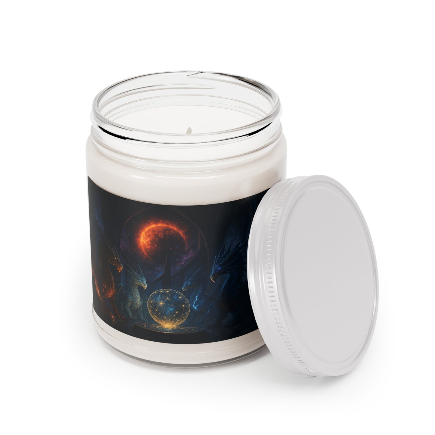 VANILLA BEAN Scented Dragon Themed Candles