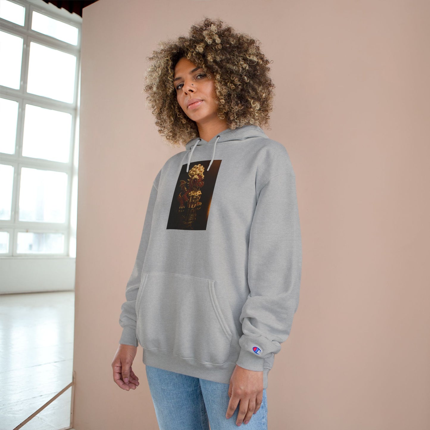 Champion Hoodie with Artistic Design - Cozy Streetwear for Creative Souls, Perfect for Gifts, Festivals, and Everyday Wear