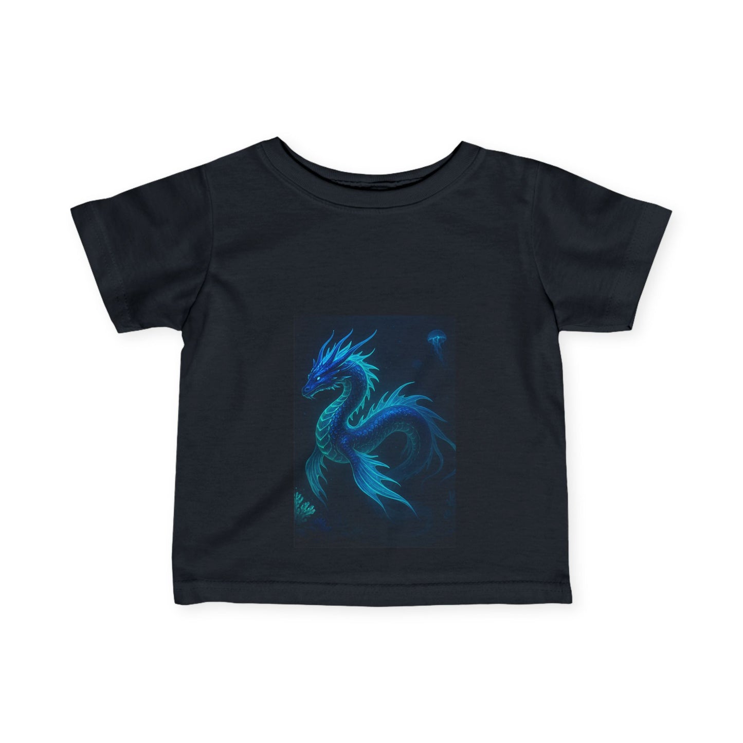 Mystical Dragon Infant Fine Jersey Tee - Cute & Comfortable Baby T-Shirt for Fantasy Lovers