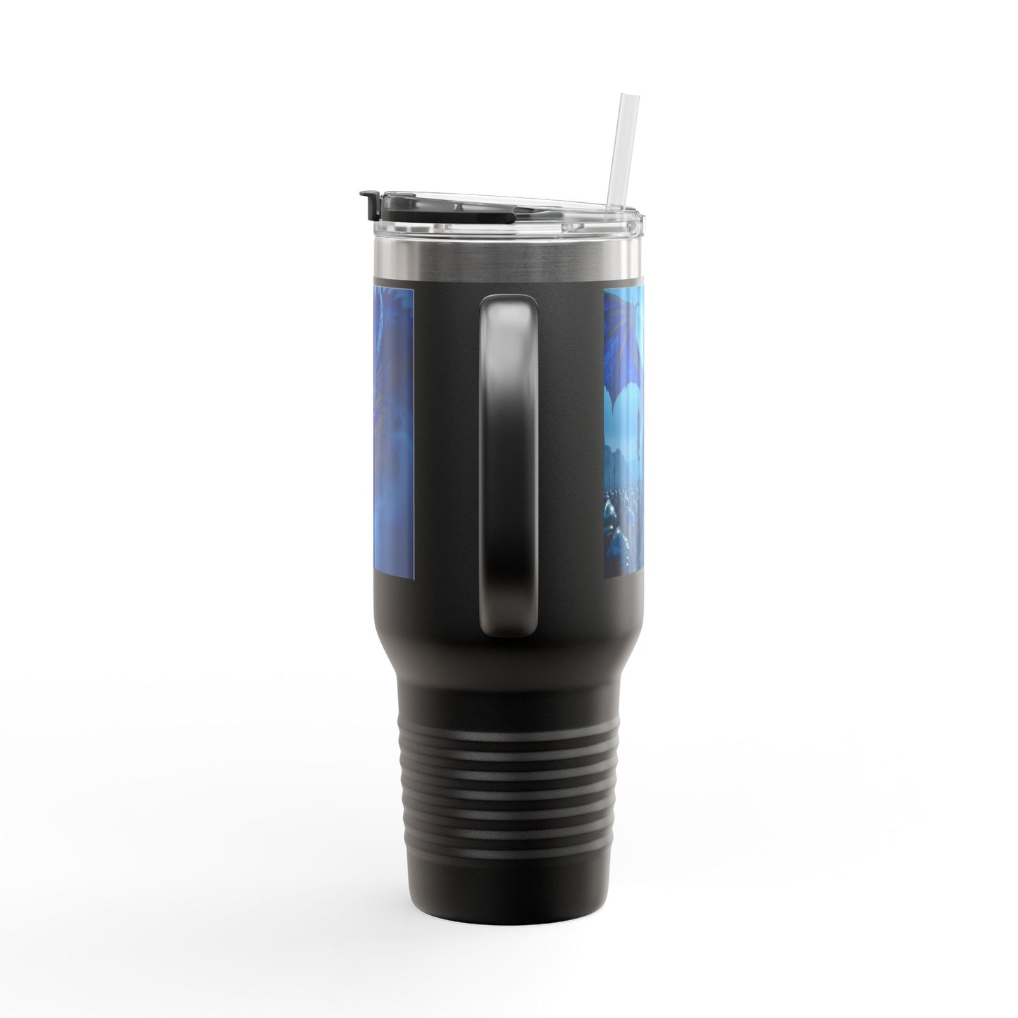 Dragonscale Insulated Travel Mug, Fantasy Drinkware for Adventurers, Customizable, Coffee Cup, 40oz Tumbler, Perfect for Gifts
