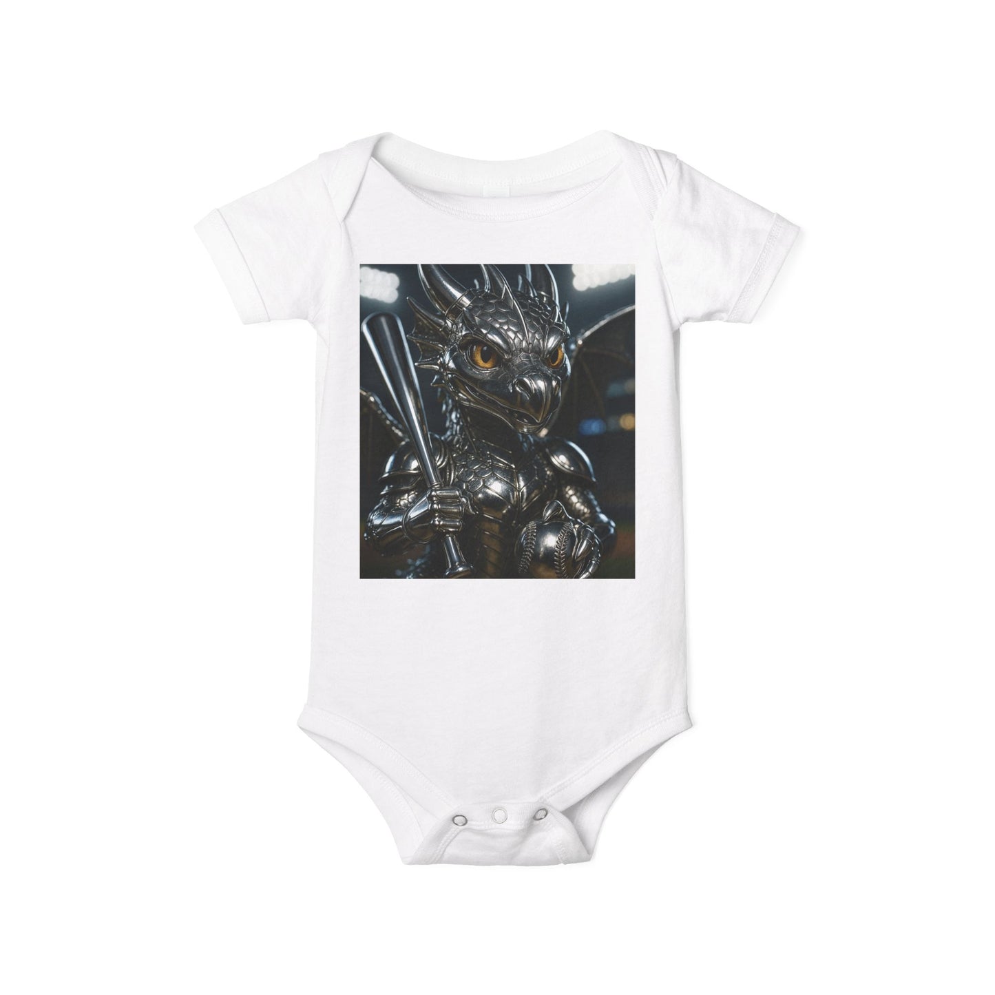 Fantasy Dragon Infant Jersey One Piece - Cute Baby Bodysuit for Game Lovers