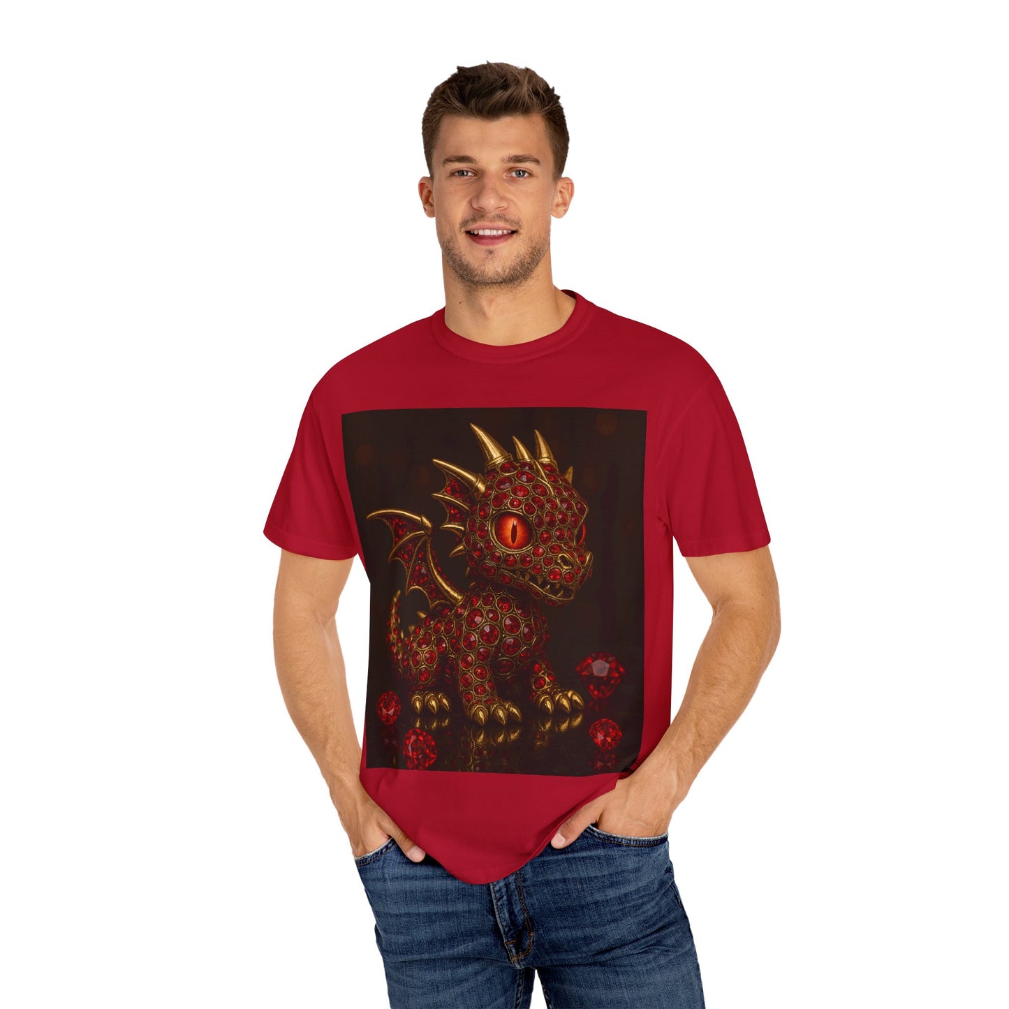 Cute Dragon Unisex T-Shirt, Animal Lover Gift, Fantasy Apparel, Casual Wear, Kids & Adults, Birthday, Halloween, Fun Graphic Tee
