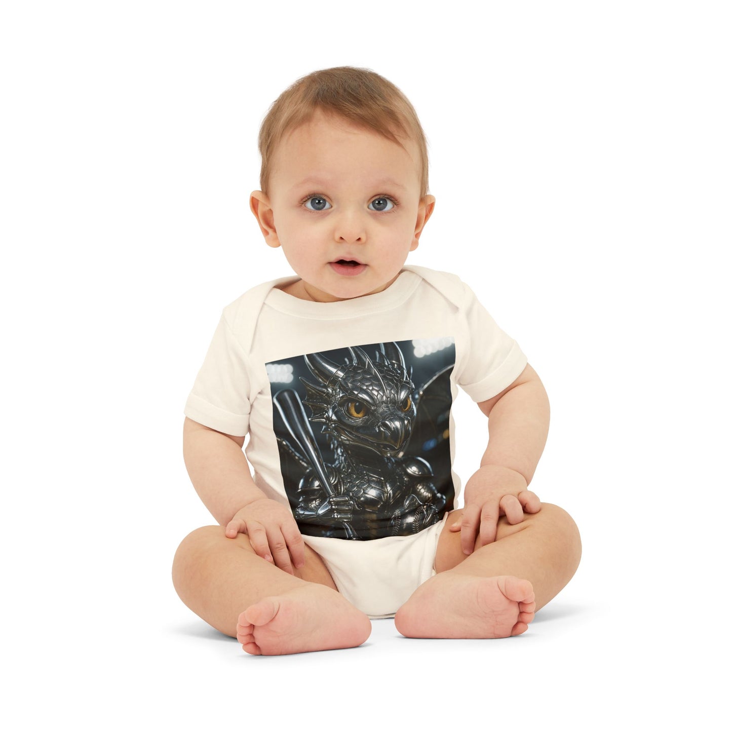 Fantasy Dragon Infant Jersey One Piece - Cute Baby Bodysuit for Game Lovers