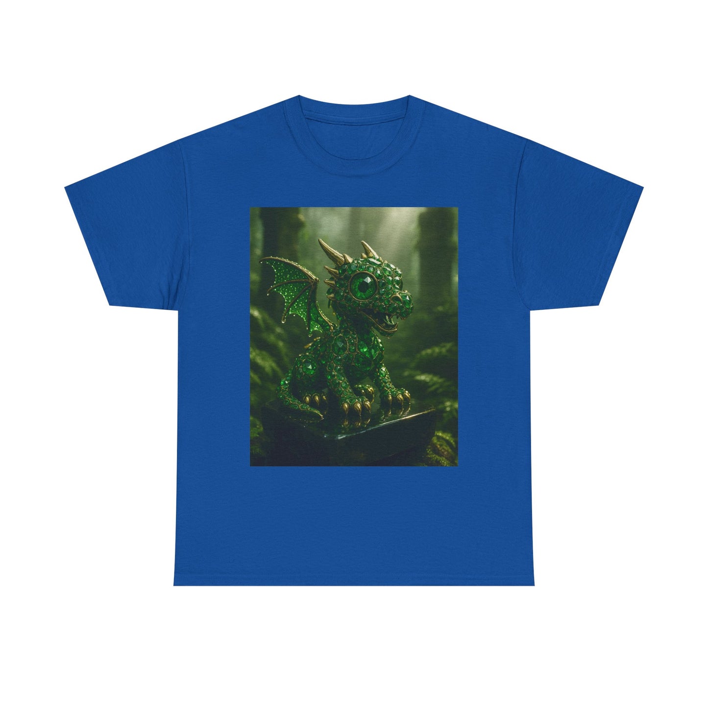 Fantasy Dragon Graphic Tee, Unisex Heavy Cotton Shirt, Cute Dragon Top, Gifts for Dragon Lovers, Whimsical Art T-Shirt, Casual Wear