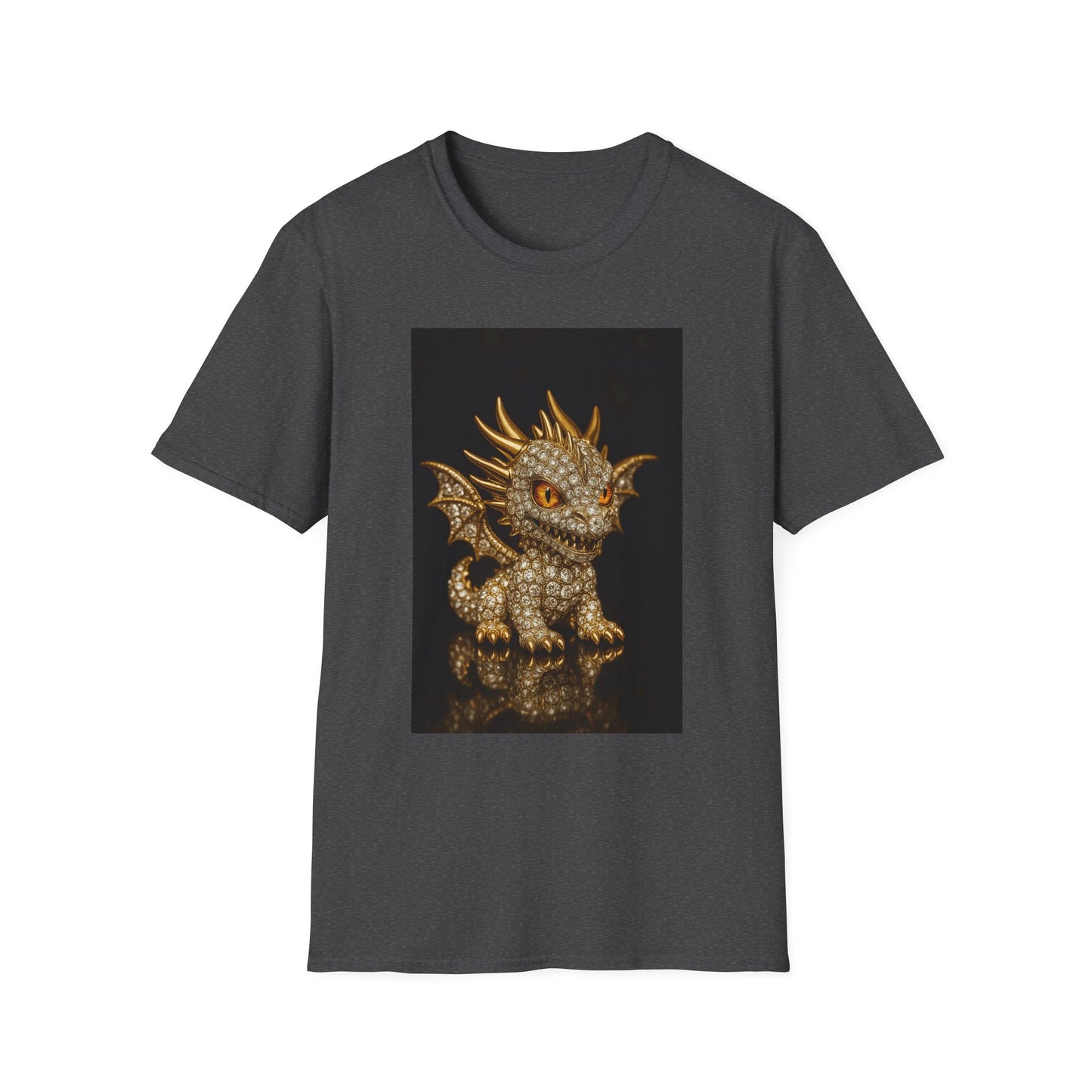 Dragon Graphic Unisex T-Shirt, Fun Fantasy Apparel, Perfect Gift for Dragon Lovers, Casual Wear, Birthday Gift, Softstyle Tee