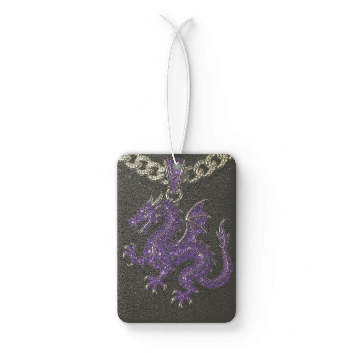 Purple Dragon Air Freshener, Fantasy Car Freshener, Gift for Dragon Lovers, Unique Home Fragrance, Car Accessories