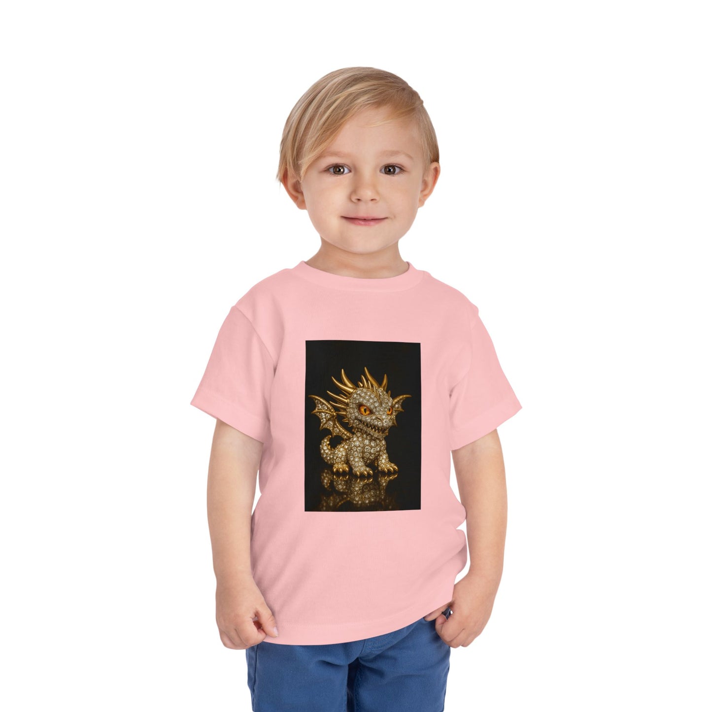 Adorable Dragon Toddler Tee | Kids' Fantasy Shirt, Birthday Gift for Boys and Girls, Cute Animal Print, Playful Toddler Fashion