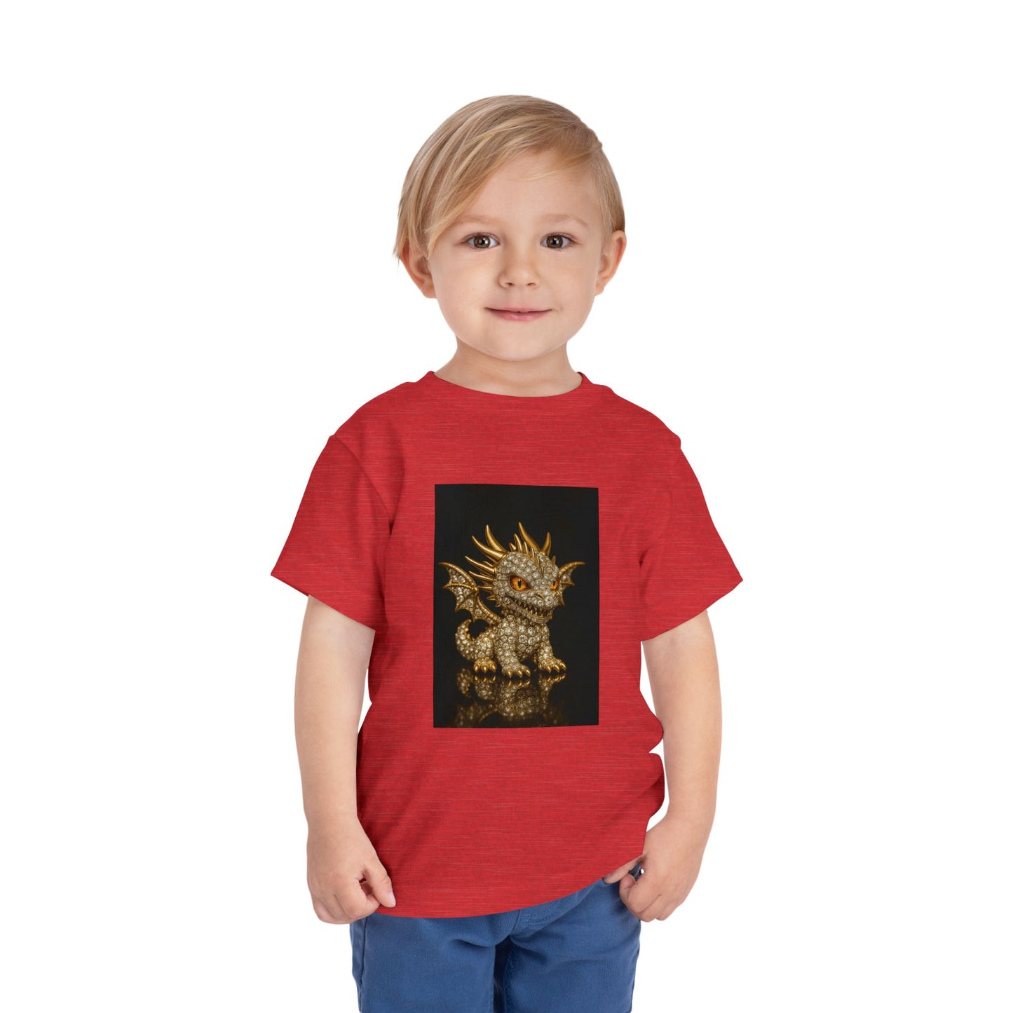 Adorable Dragon Toddler Tee | Kids' Fantasy Shirt, Birthday Gift for Boys and Girls, Cute Animal Print, Playful Toddler Fashion