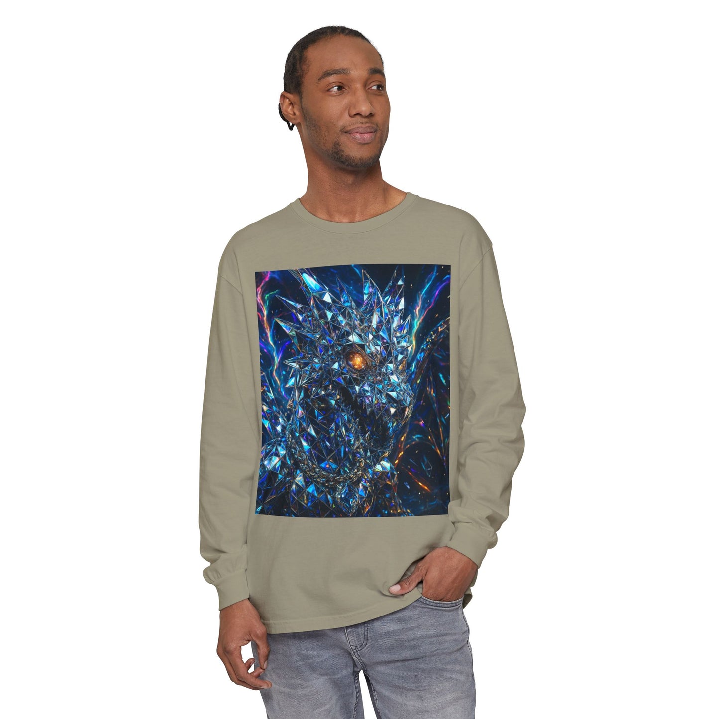 Unisex Garment-dyed Long Sleeve T-Shirt