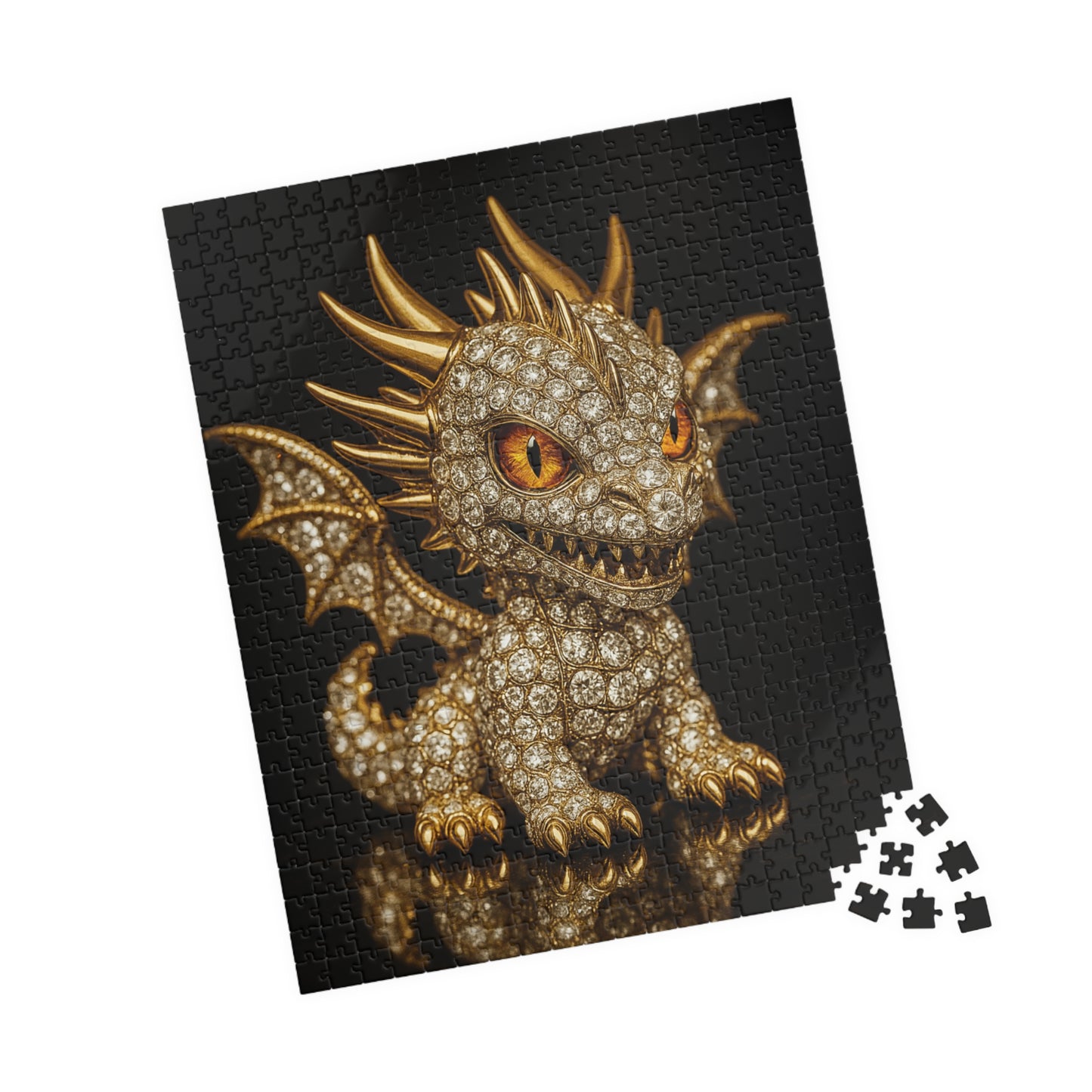 Mystical Dragon Puzzle - Enchanting Jigsaw Fun for All Ages, Family Game Night, Gift for Collectors, Home Decor