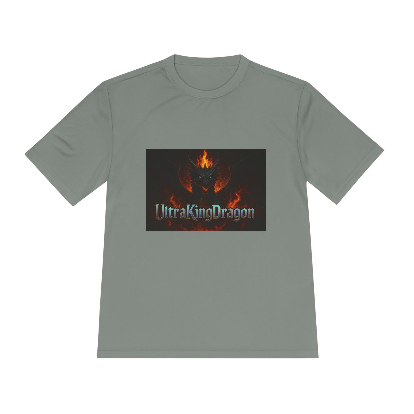 Unisex Moisture Wicking Tee - Dragon Design for Adventure Lovers