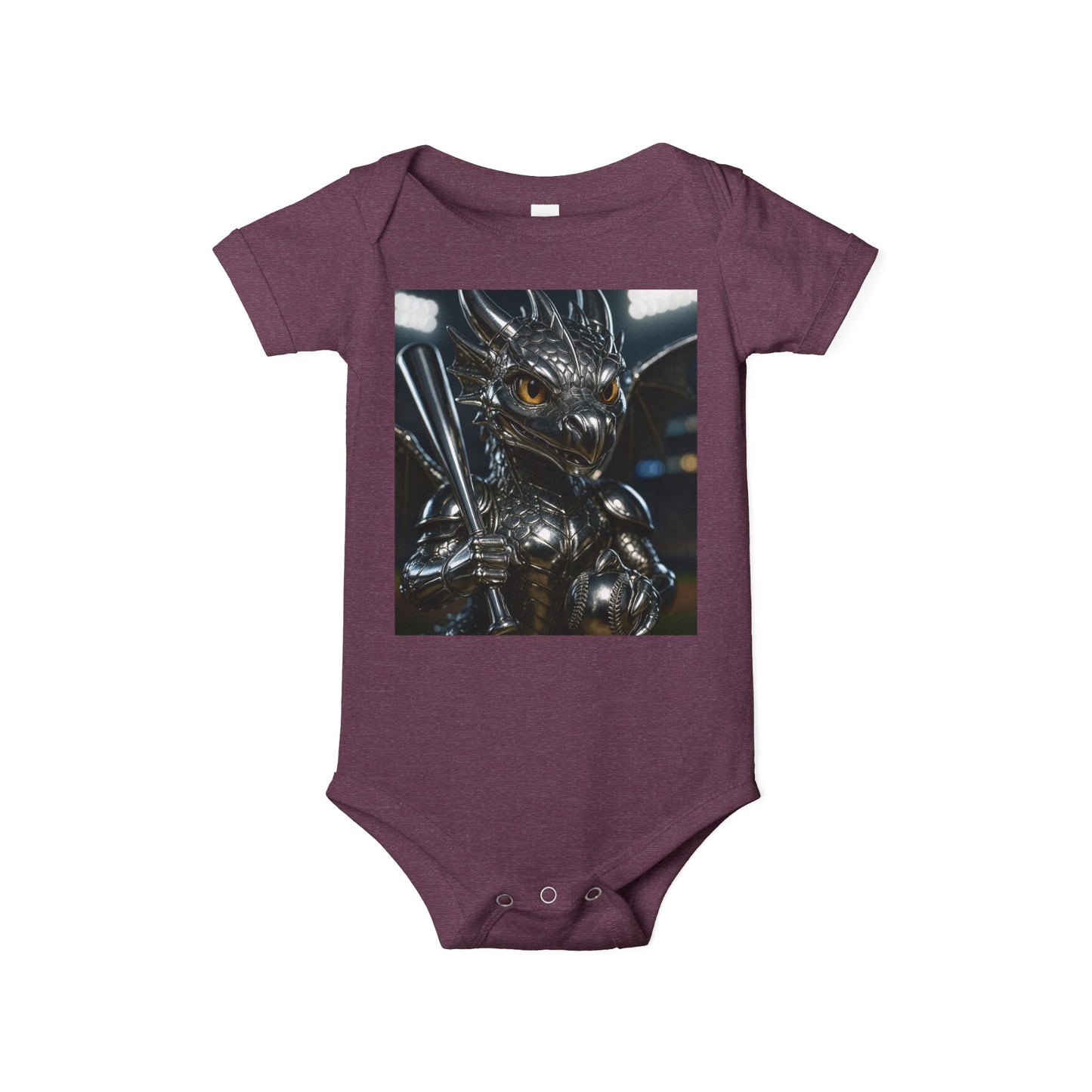 Fantasy Dragon Infant Jersey One Piece - Cute Baby Bodysuit for Game Lovers