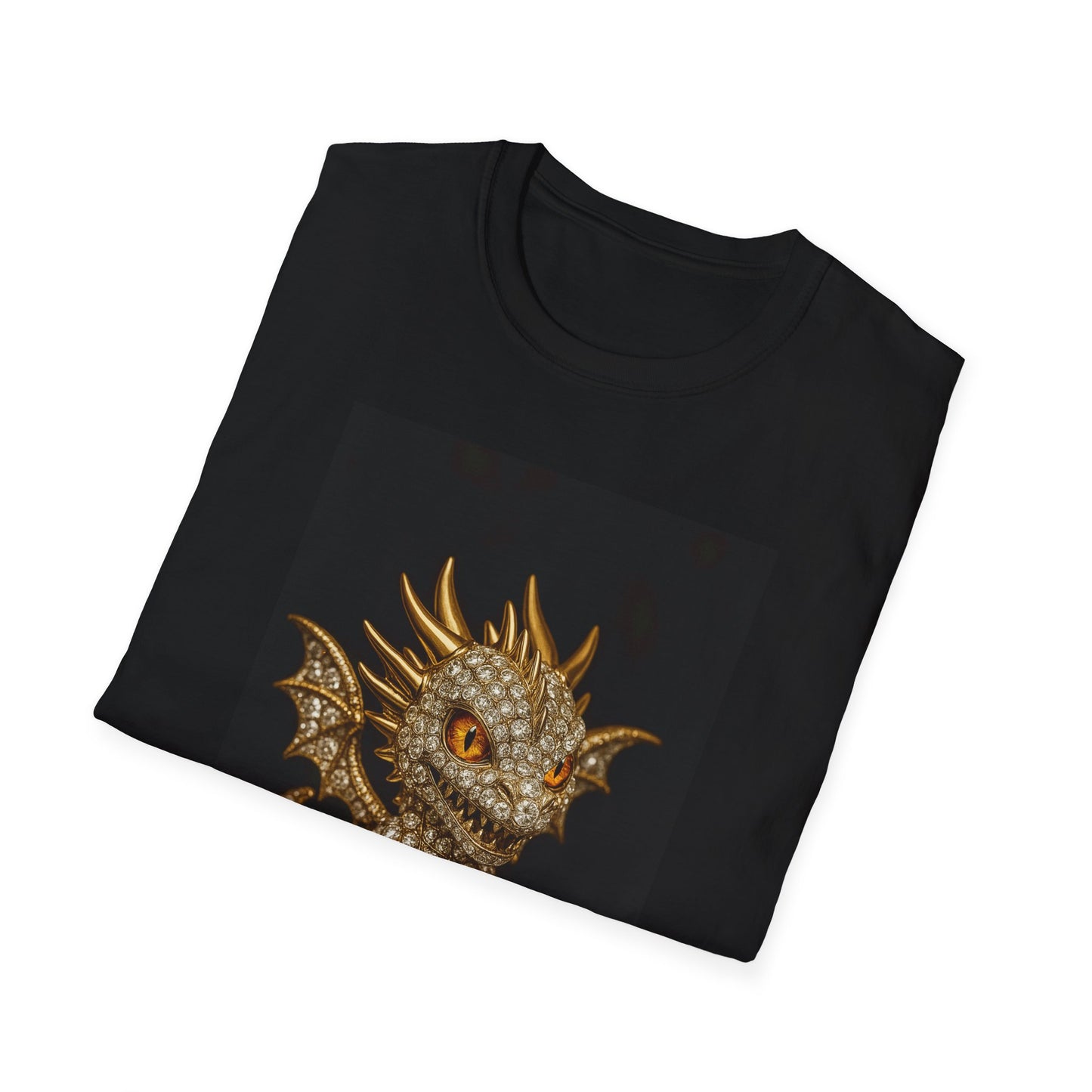 Dragon Graphic Unisex T-Shirt, Fun Fantasy Apparel, Perfect Gift for Dragon Lovers, Casual Wear, Birthday Gift, Softstyle Tee