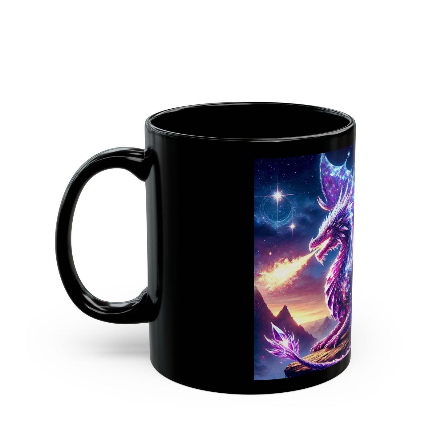 Fantasy Dragon Coffee Mug - Colorful Magic Design for Coffee Lovers