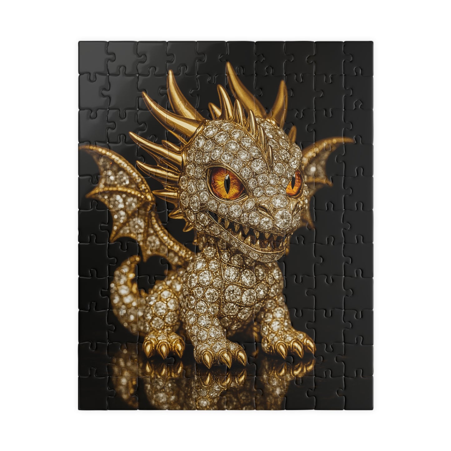 Mystical Dragon Puzzle - Enchanting Jigsaw Fun for All Ages, Family Game Night, Gift for Collectors, Home Decor