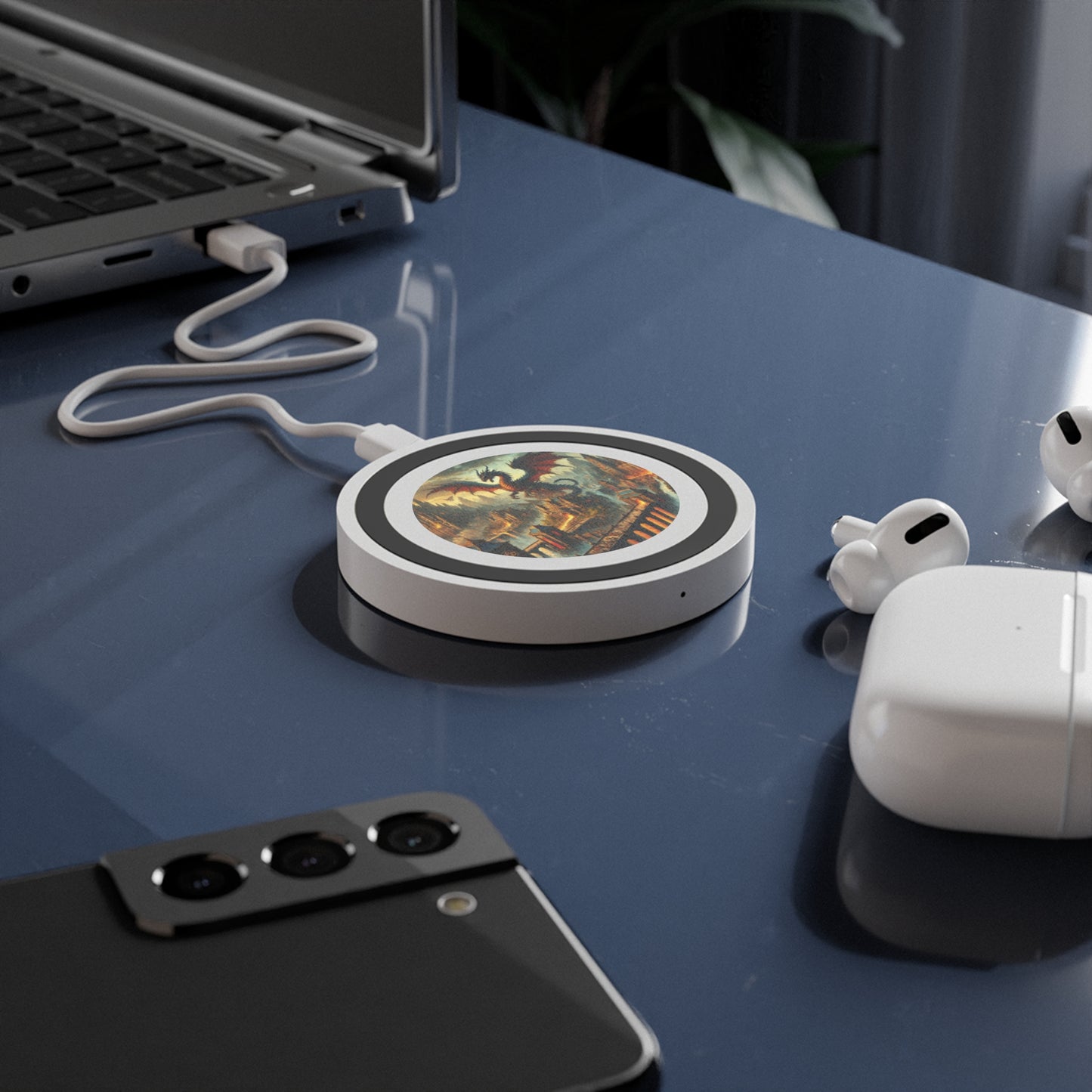 Fantasy Dragon Wireless Charging Pad - Fast Charge with Epic Design